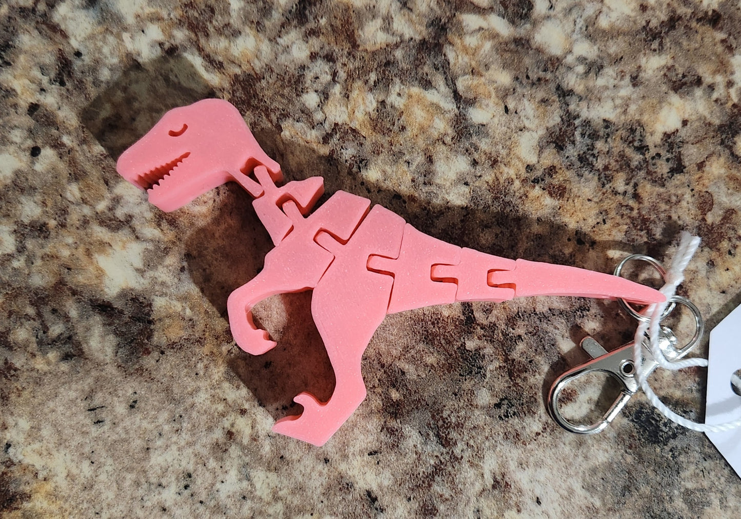 3D Flexi Raptor Keychain