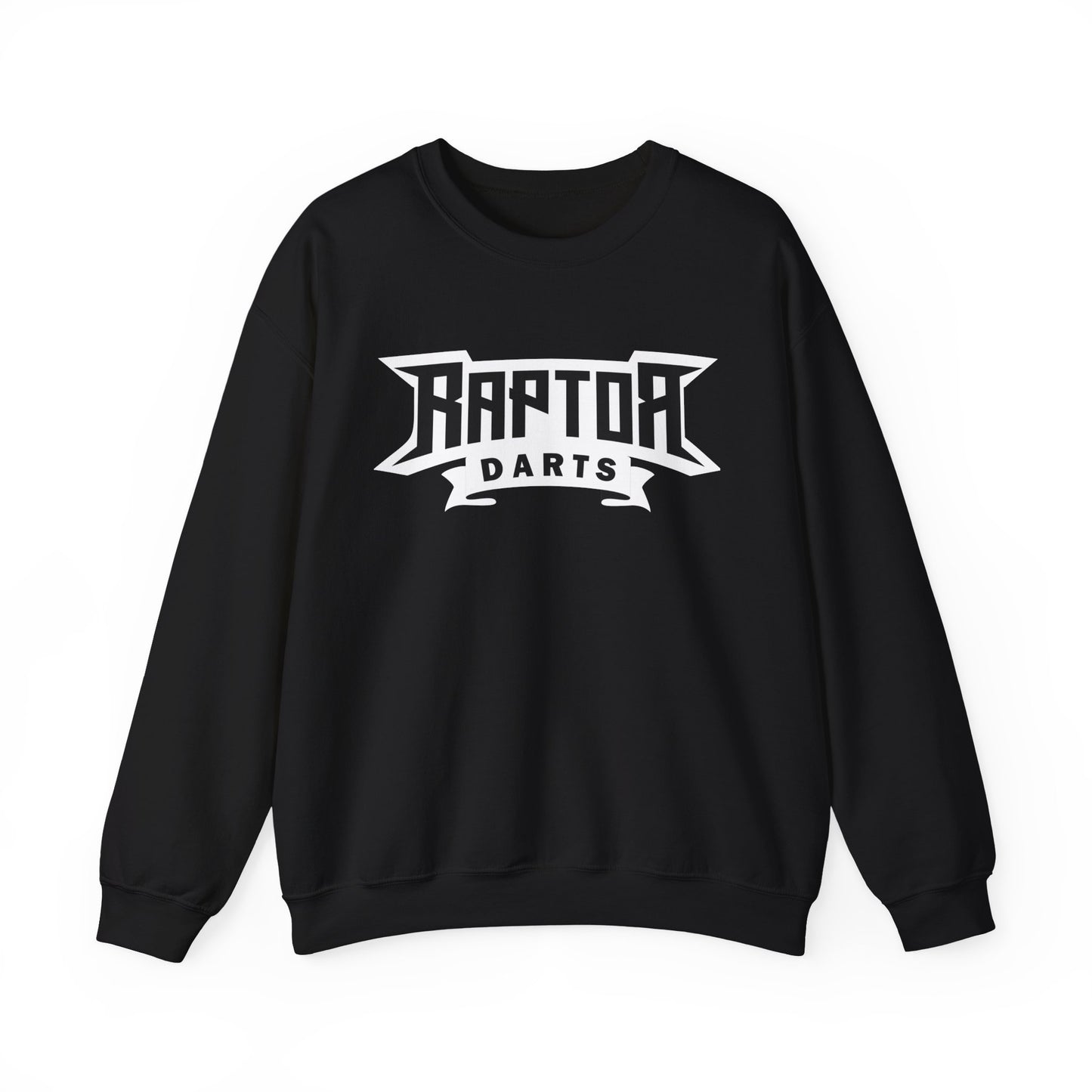 Raptor Logo/ Never Loose White Lettering Unisex Heavy Blend™ Crewneck Sweatshirt