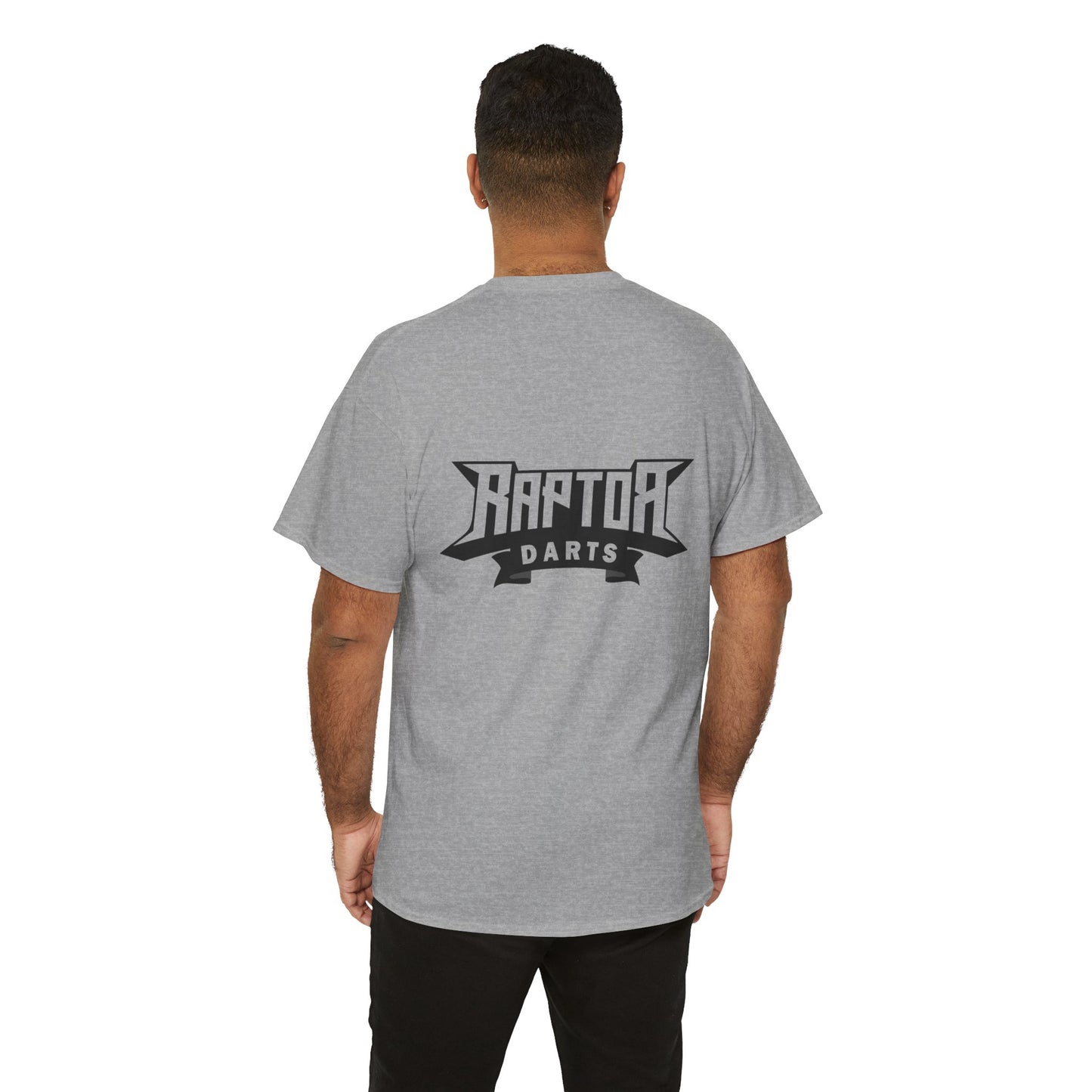 Raptor Pocket Tee - Fun Cotton Shirt for Dart Lovers, Casual Wear, Dino-Themed