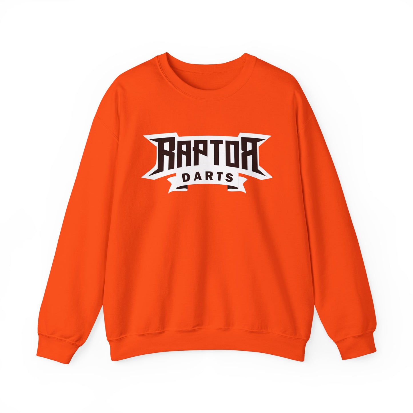 Raptor Logo/ Never Loose White Lettering Unisex Heavy Blend™ Crewneck Sweatshirt