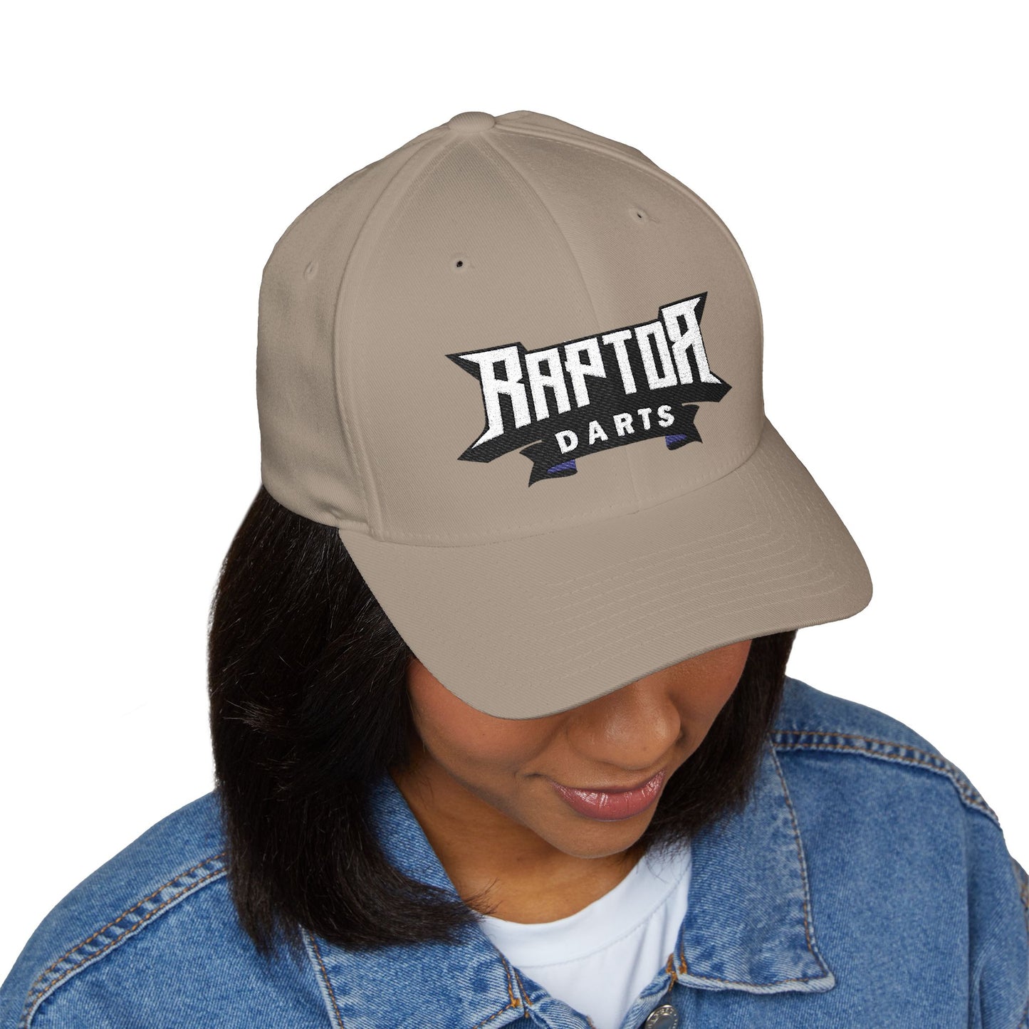 Raptor Darts Embroidered Cap, Structured Baseball Hat, Sports Fan Gift, Dart League Gear, Unique Sports Accessories