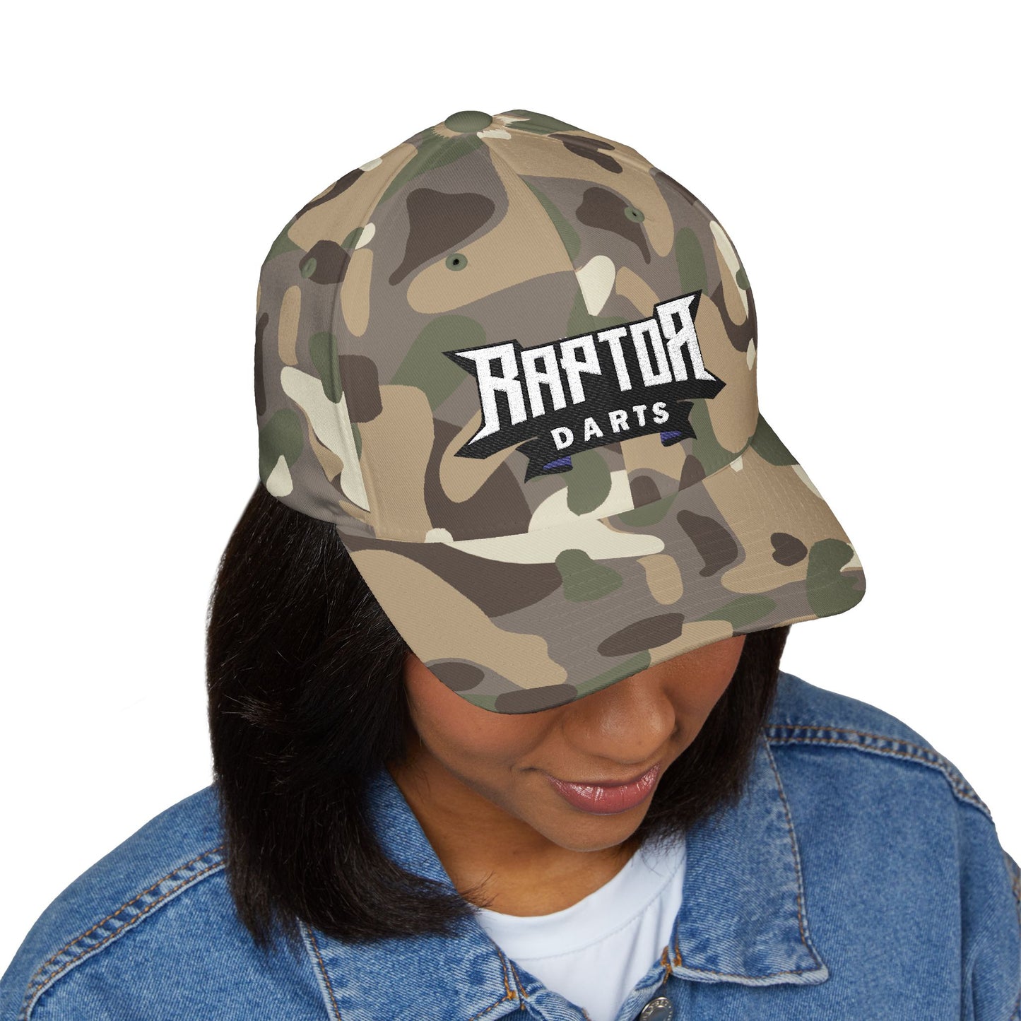 Raptor Darts Embroidered Cap, Structured Baseball Hat, Sports Fan Gift, Dart League Gear, Unique Sports Accessories