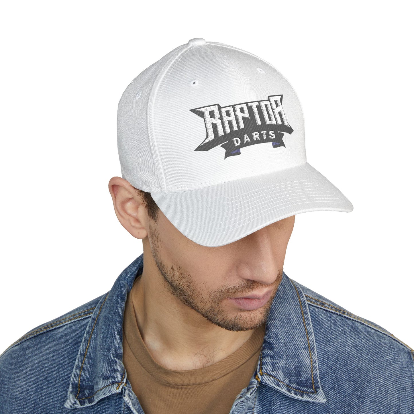 Raptor Darts Embroidered Cap, Structured Baseball Hat, Sports Fan Gift, Dart League Gear, Unique Sports Accessories