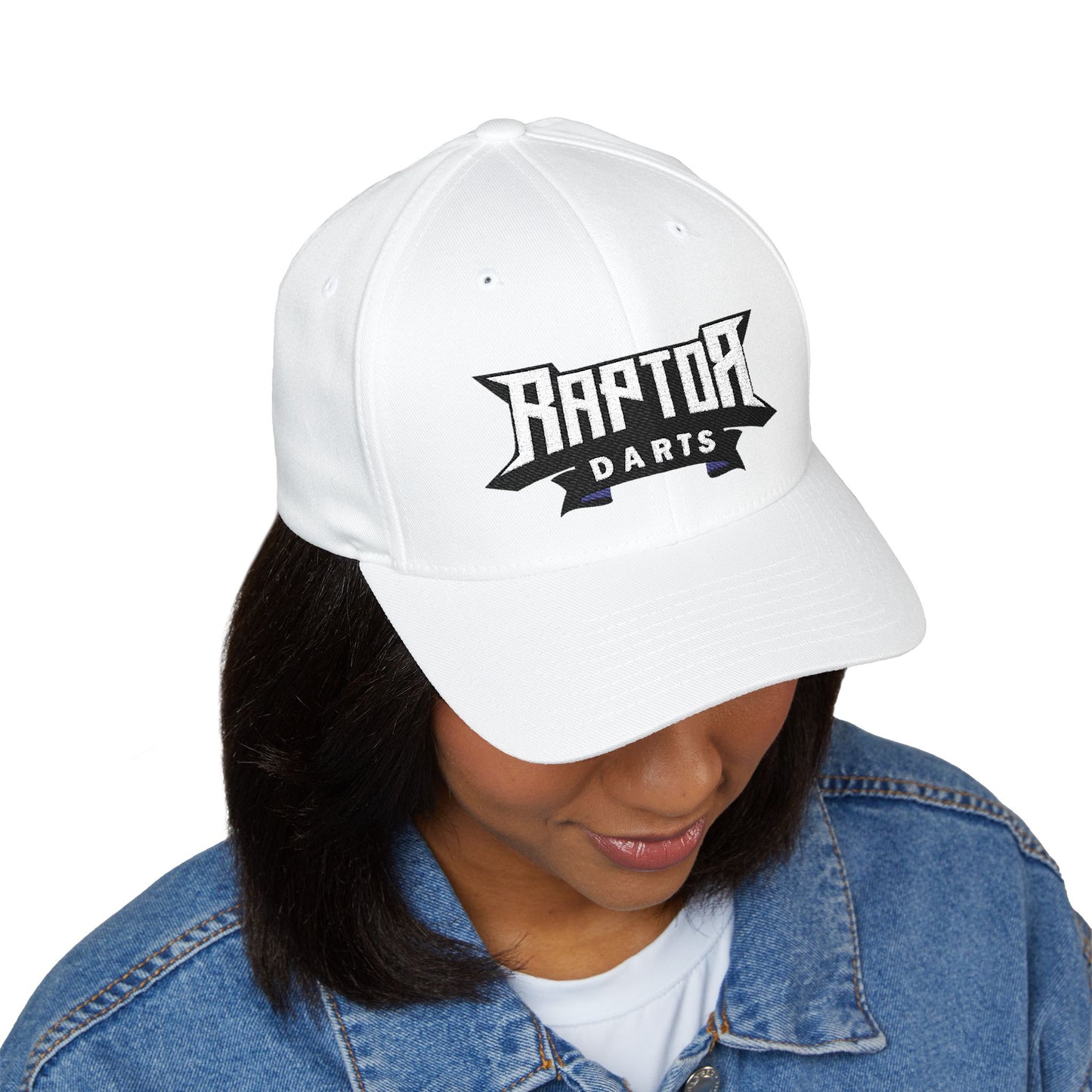 Raptor Darts Embroidered Cap, Structured Baseball Hat, Sports Fan Gift, Dart League Gear, Unique Sports Accessories