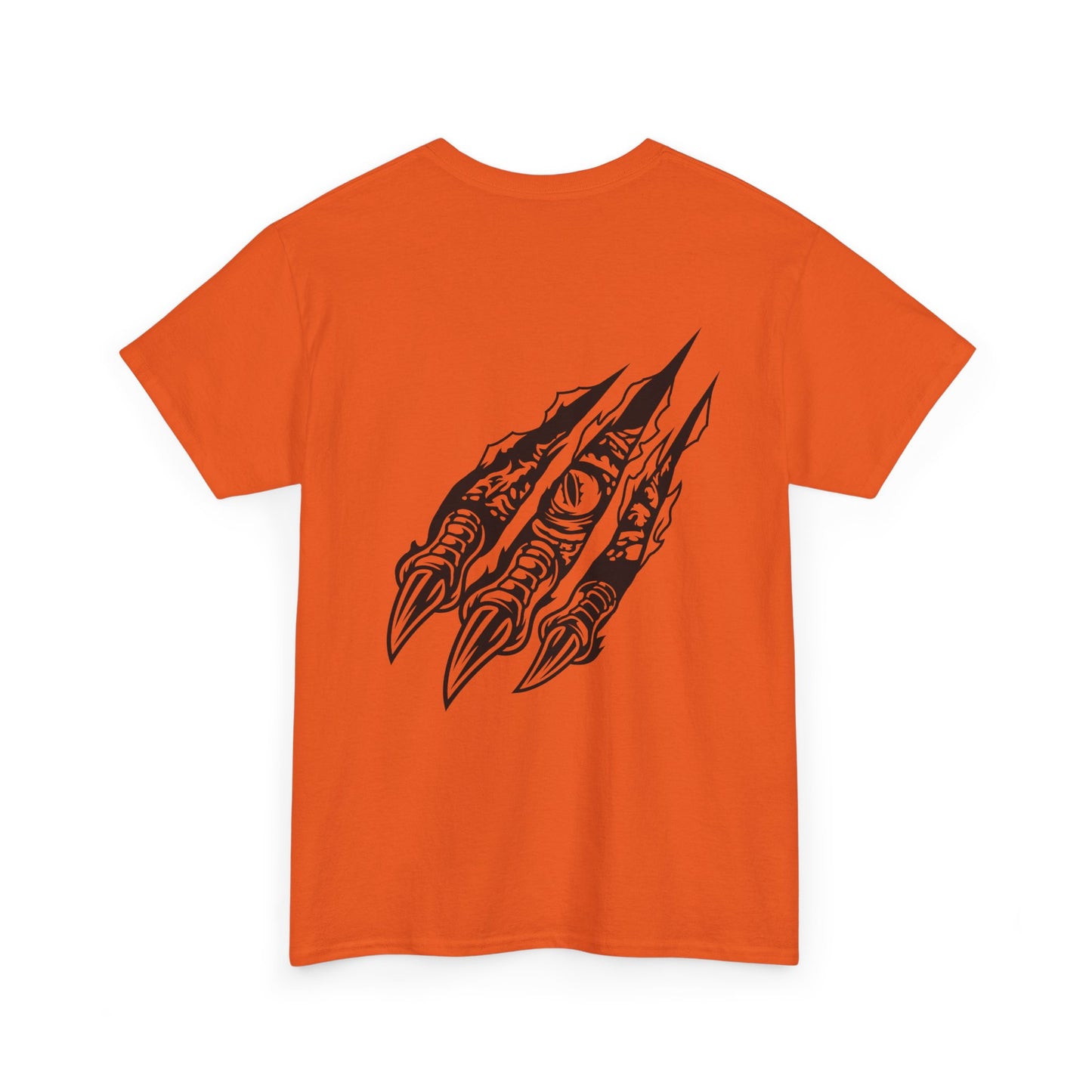 Raptor Front Logo and Claws on Back Unisex Heavy Cotton Tee
