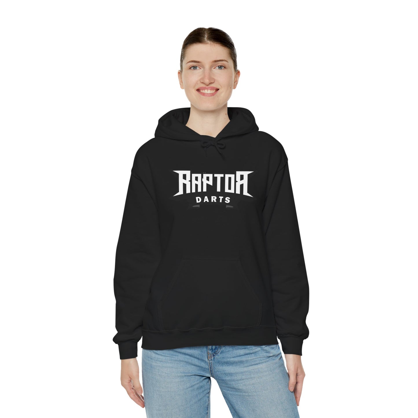Raptor Darts Hooded Sweatshirt, Unisex Hoodie, Sports Gear, Gift for Dart Lovers, Casual Wear, Functional Fashion