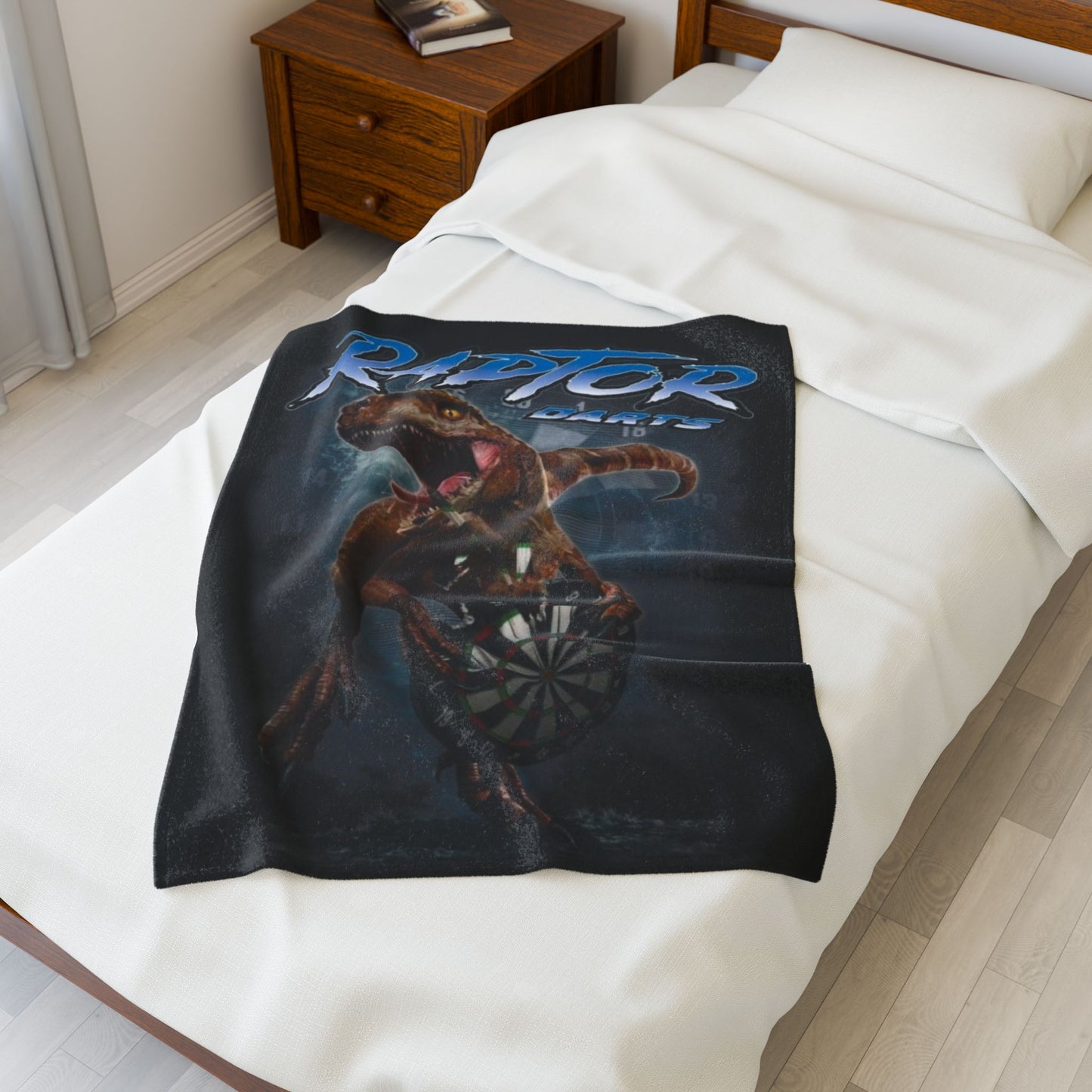 Raptor Darts Velveteen Plush Blanket, Soft Plush Gift,