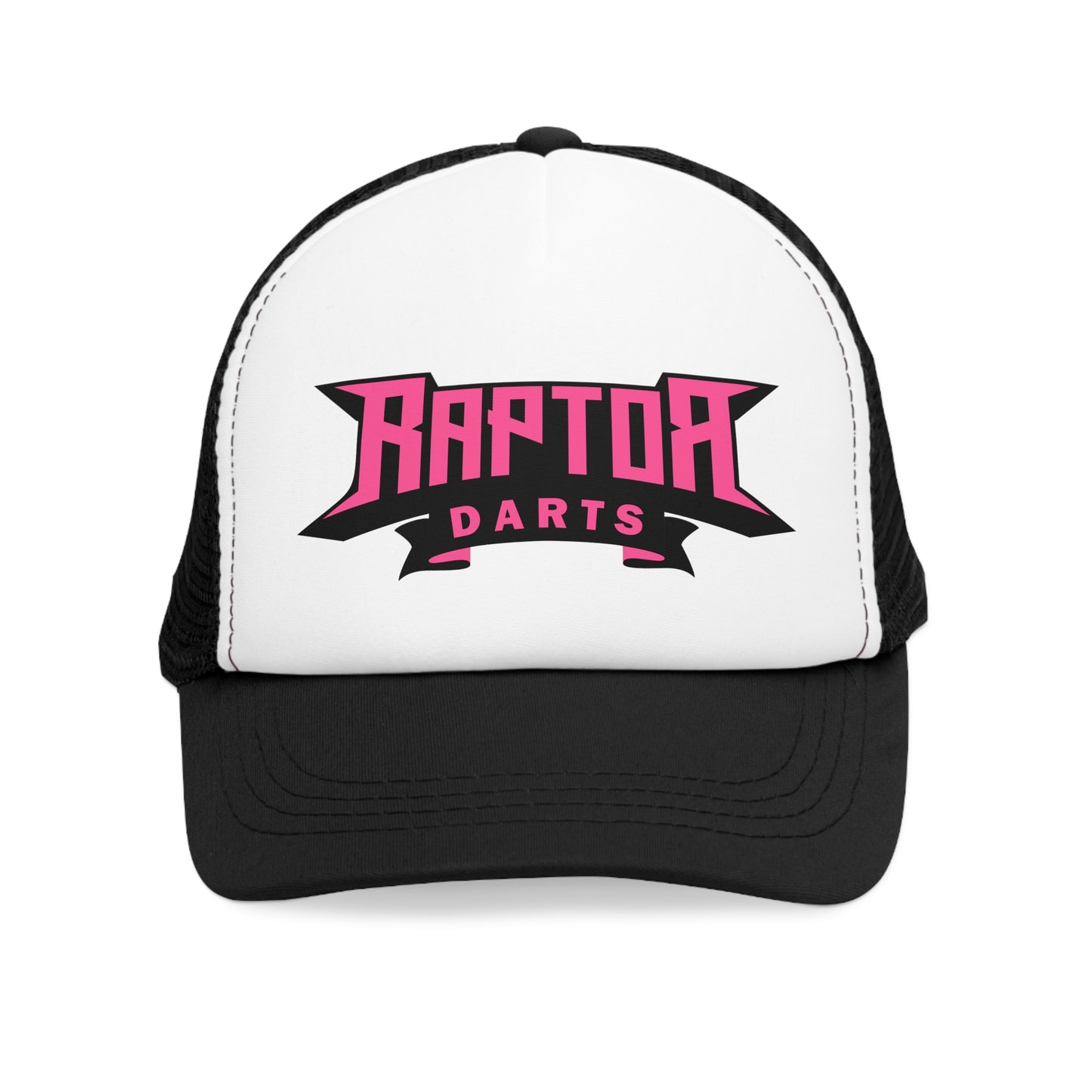 Raptor Darts Mesh Cap Pink Logo - Sporty Hat for Dart Enthusiasts