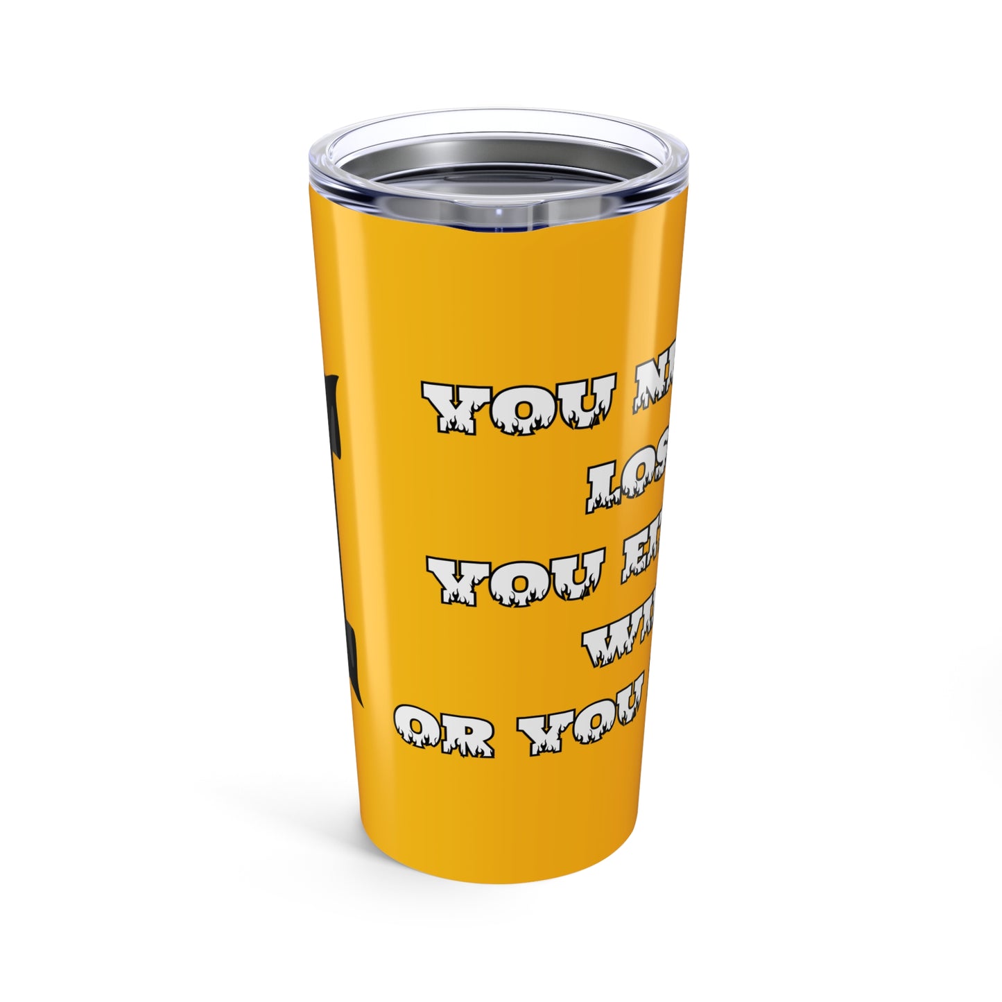 Raptor Darts Yellow Tumbler 20oz