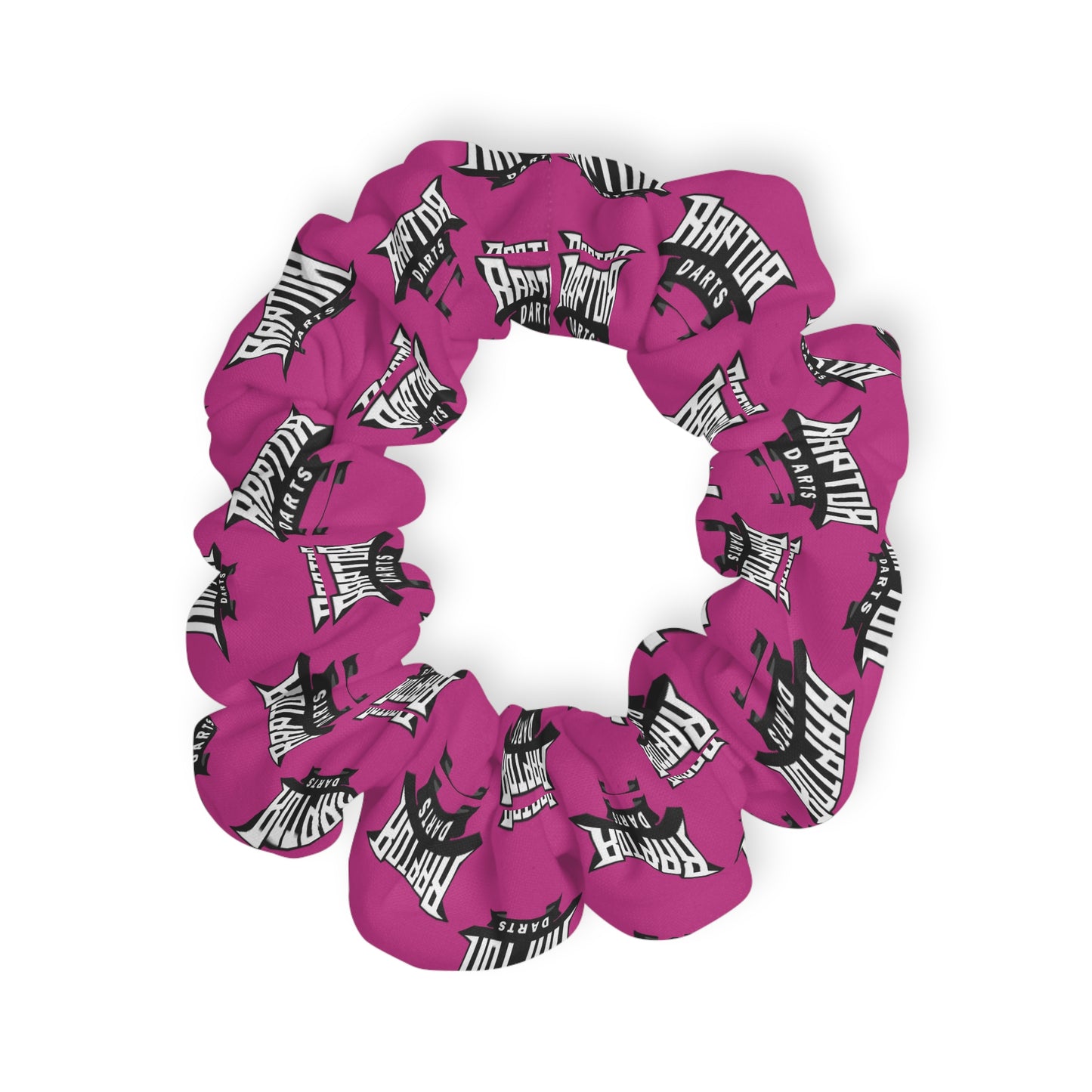 Raptor Darts Logo Scrunchie Pink