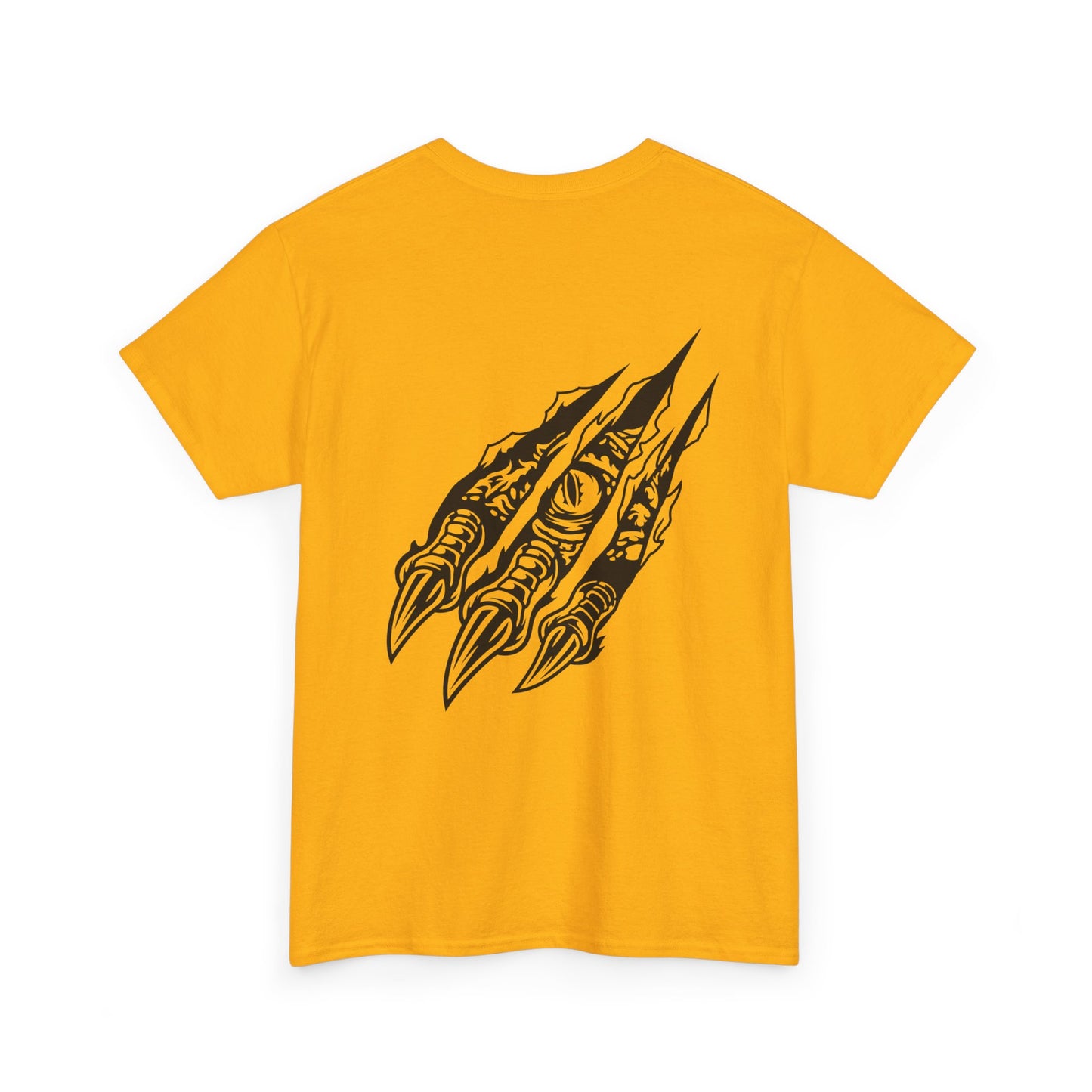 Raptor Front Logo and Claws on Back Unisex Heavy Cotton Tee