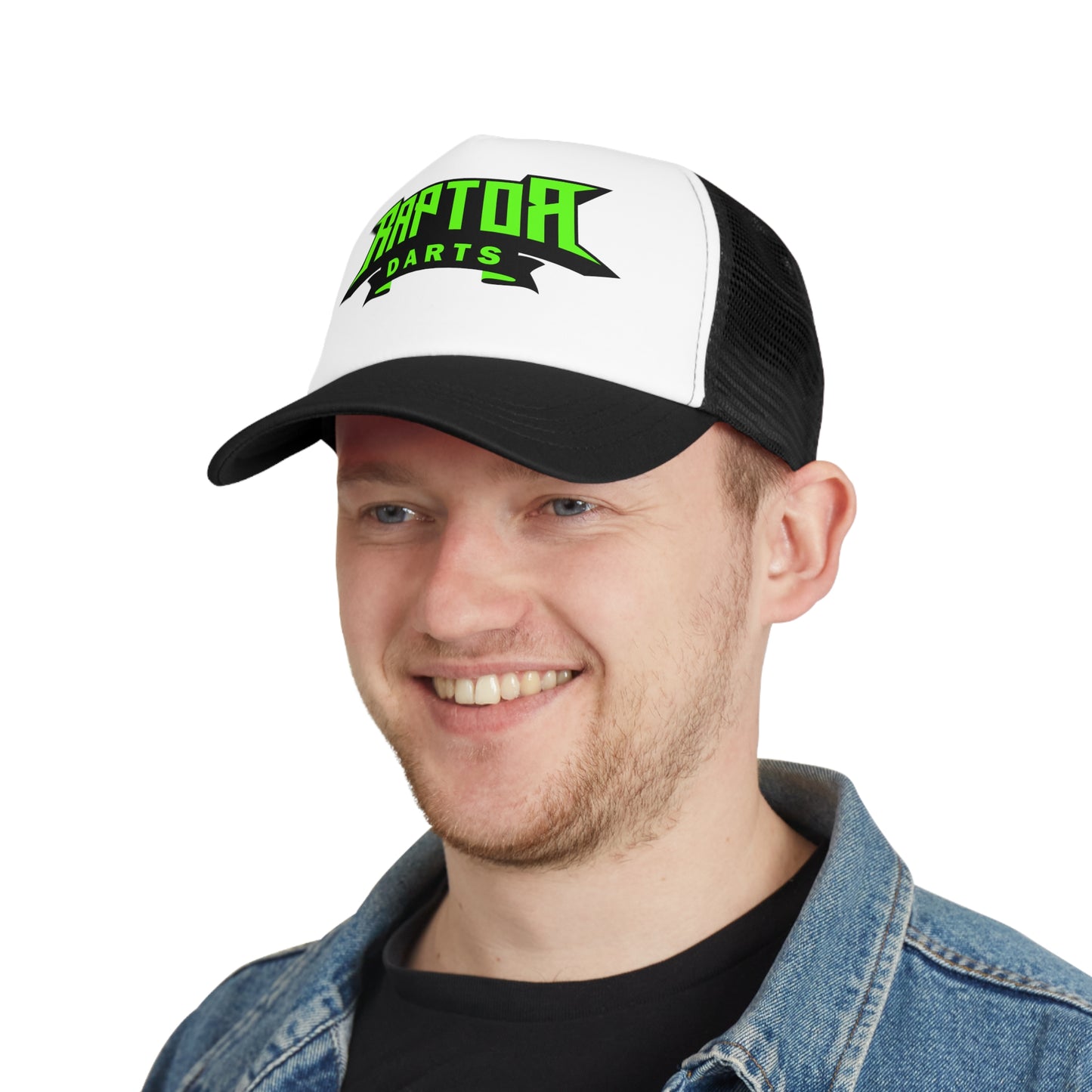 Raptor Darts Mesh Cap lime green logo - Perfect Gift for Dart Enthusiasts