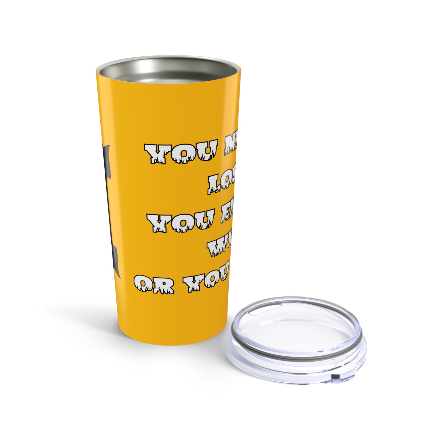Raptor Darts Yellow Tumbler 20oz
