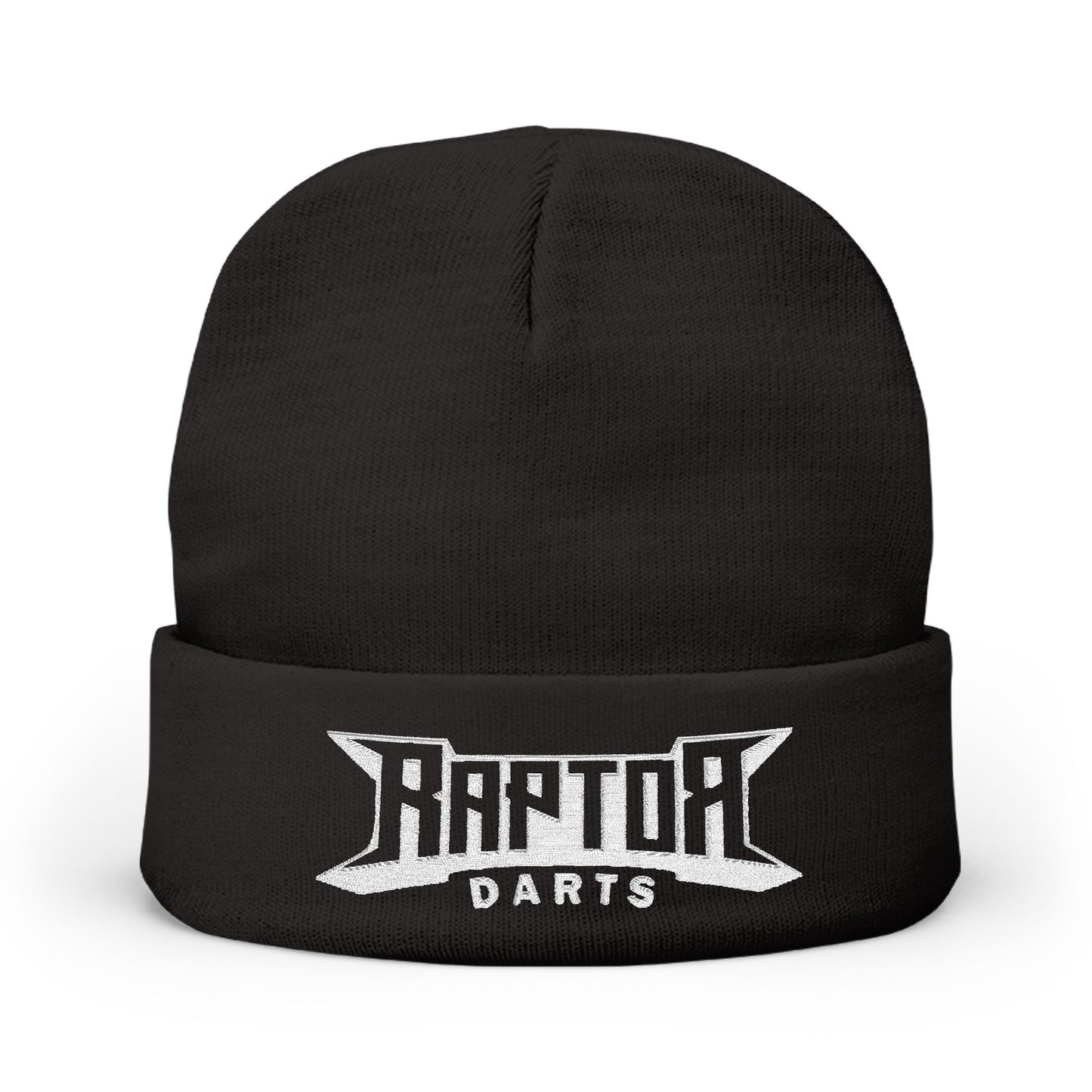 Raptor Darts Embroidered Knit Beanie, Stylish Winter Hat, Outdoor Accessory, Gifts for Him/Her, Casual Streetwear
