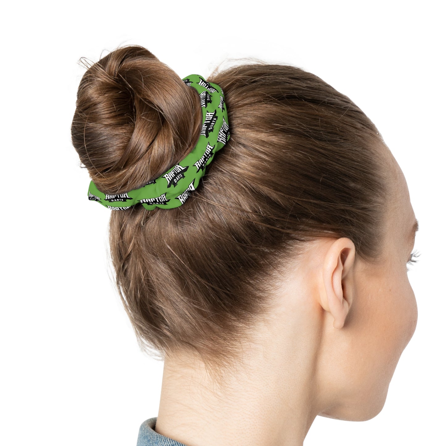 Raptor Darts Logo Scrunchie Green