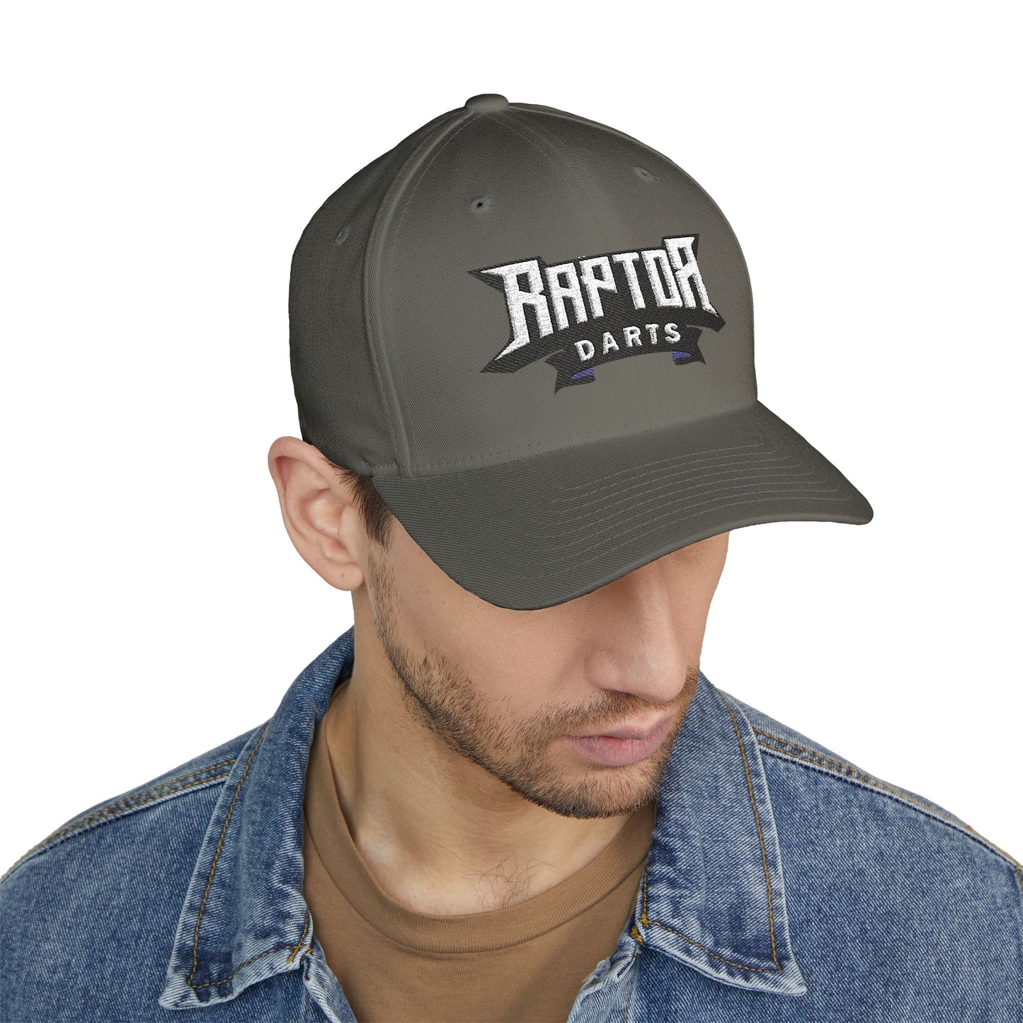 Raptor Darts Embroidered Cap, Structured Baseball Hat, Sports Fan Gift, Dart League Gear, Unique Sports Accessories