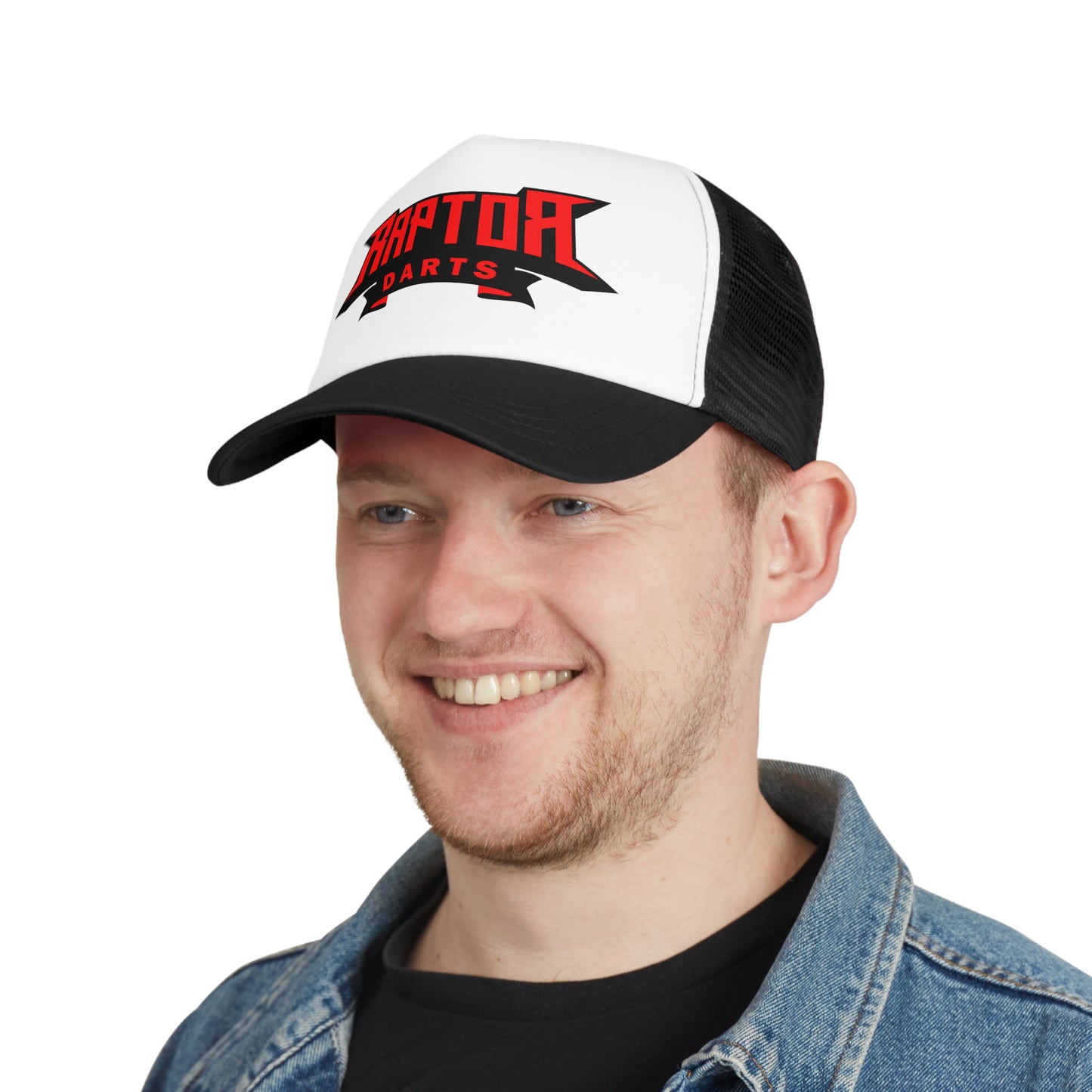 Raptor Darts Mesh Cap - Sporty Trucker Hat for Dart Lovers, Gifts for Players, Casual Wear, Tournament Apparel, Game Day Accessory