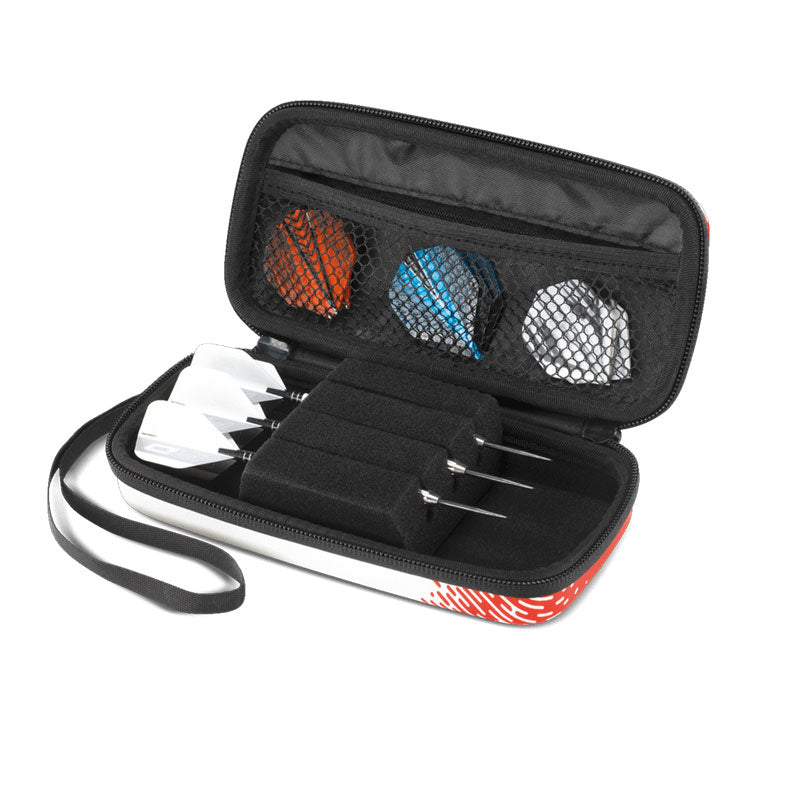 Red Dragon Dart Case Monza Red and White
