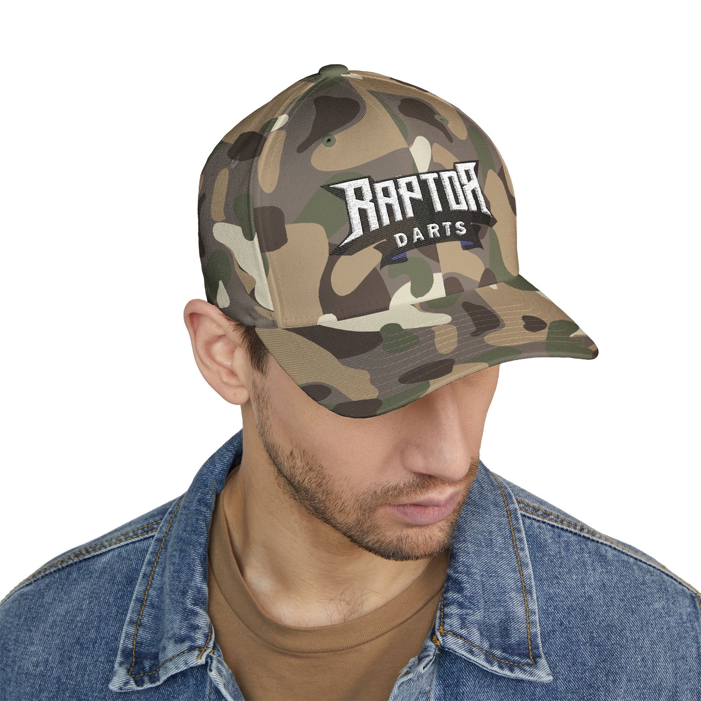 Raptor Darts Embroidered Cap, Structured Baseball Hat, Sports Fan Gift, Dart League Gear, Unique Sports Accessories