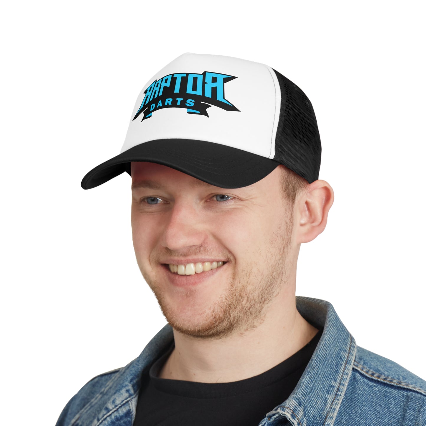 Raptor Darts Mesh Cap Blue Logo - Perfect for Darts Enthusiasts