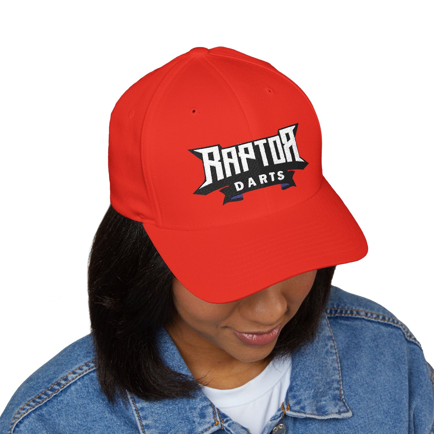 Raptor Darts Embroidered Cap, Structured Baseball Hat, Sports Fan Gift, Dart League Gear, Unique Sports Accessories