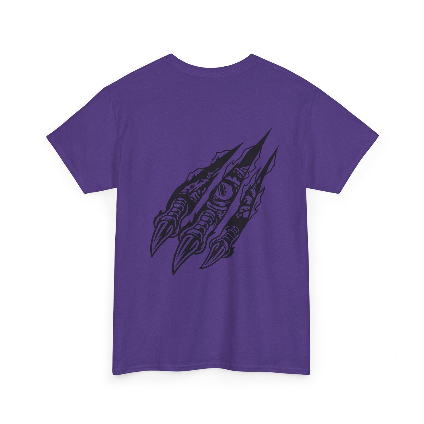Raptor Front Logo and Claws on Back Unisex Heavy Cotton Tee