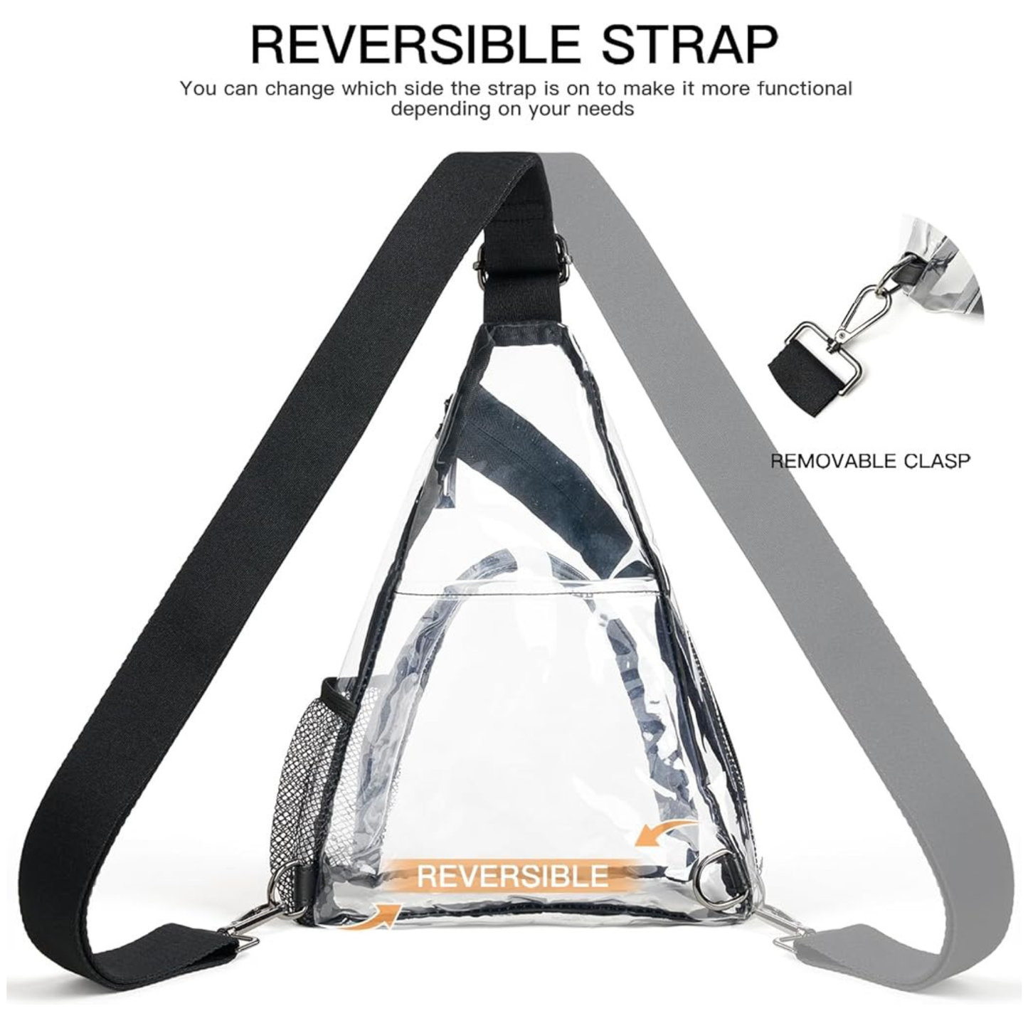 Raptor Darts Clear Sling Bag Small