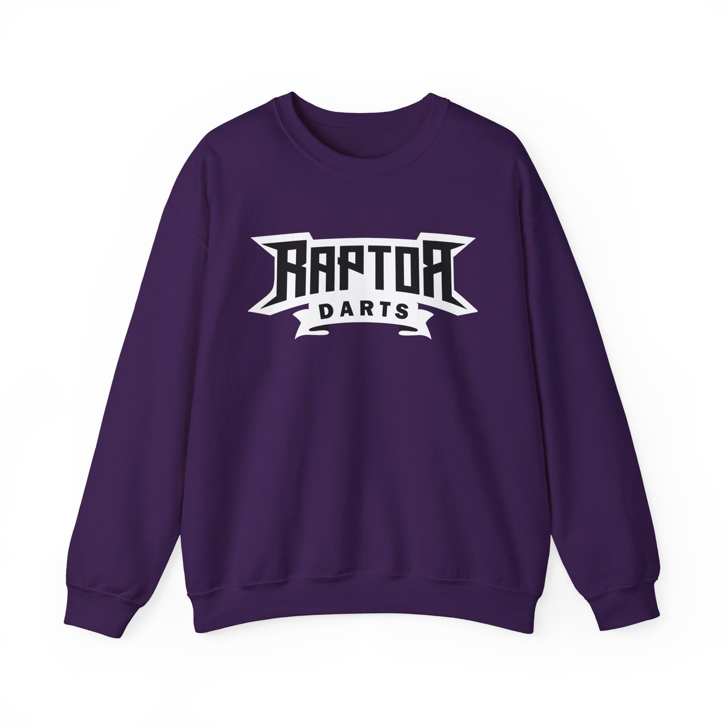 Raptor Logo/ Never Loose White Lettering Unisex Heavy Blend™ Crewneck Sweatshirt
