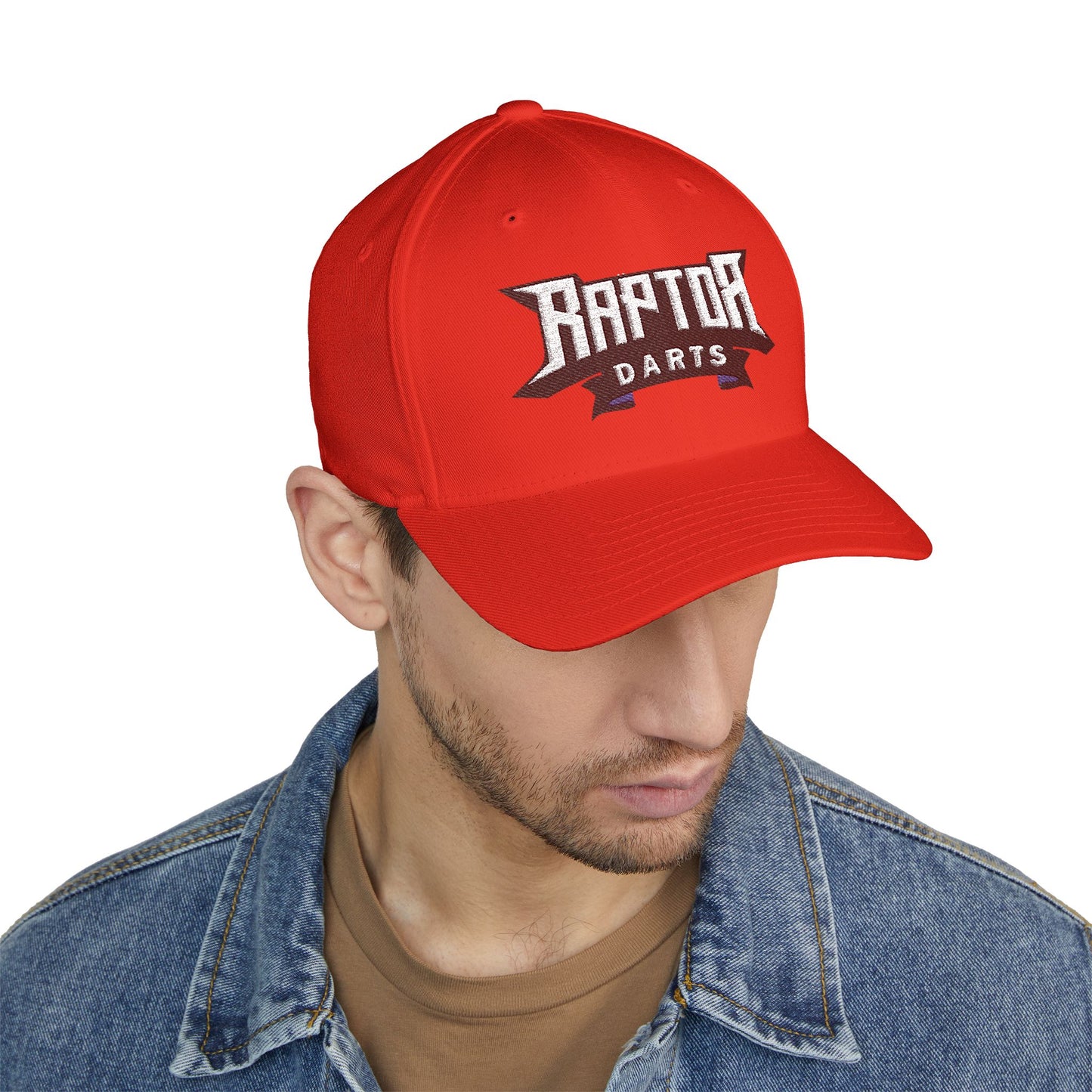 Raptor Darts Embroidered Cap, Structured Baseball Hat, Sports Fan Gift, Dart League Gear, Unique Sports Accessories