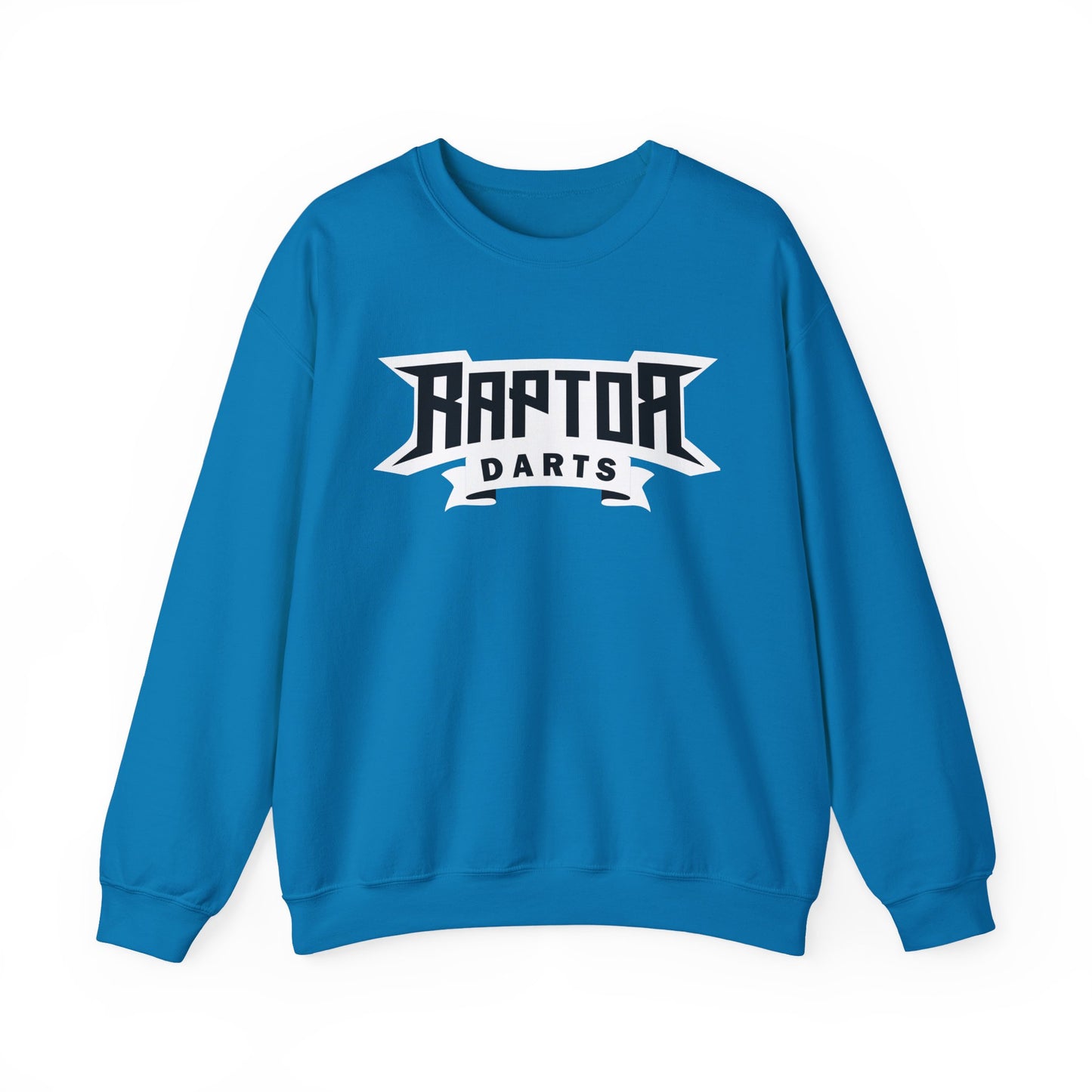 Raptor Logo/ Never Loose White Lettering Unisex Heavy Blend™ Crewneck Sweatshirt