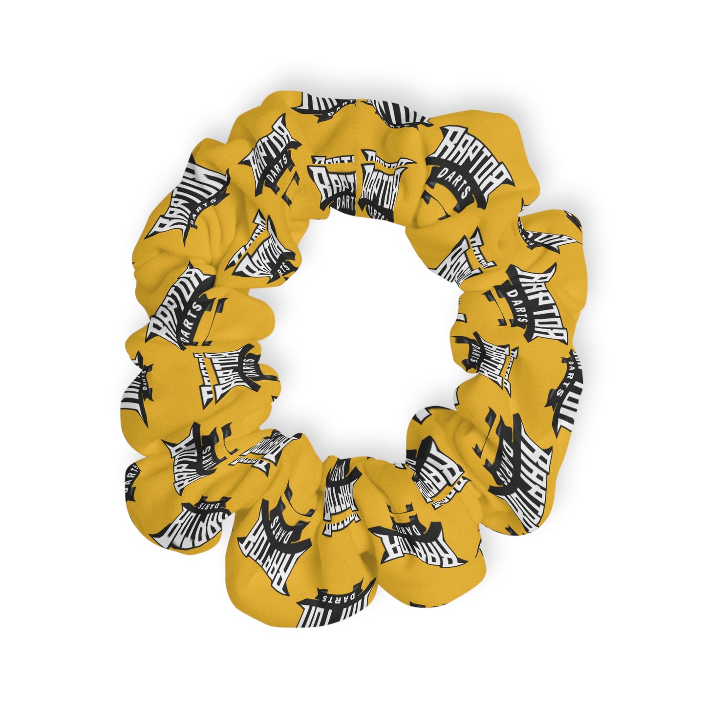 Raptor Darts Logo Scrunchie Yellow