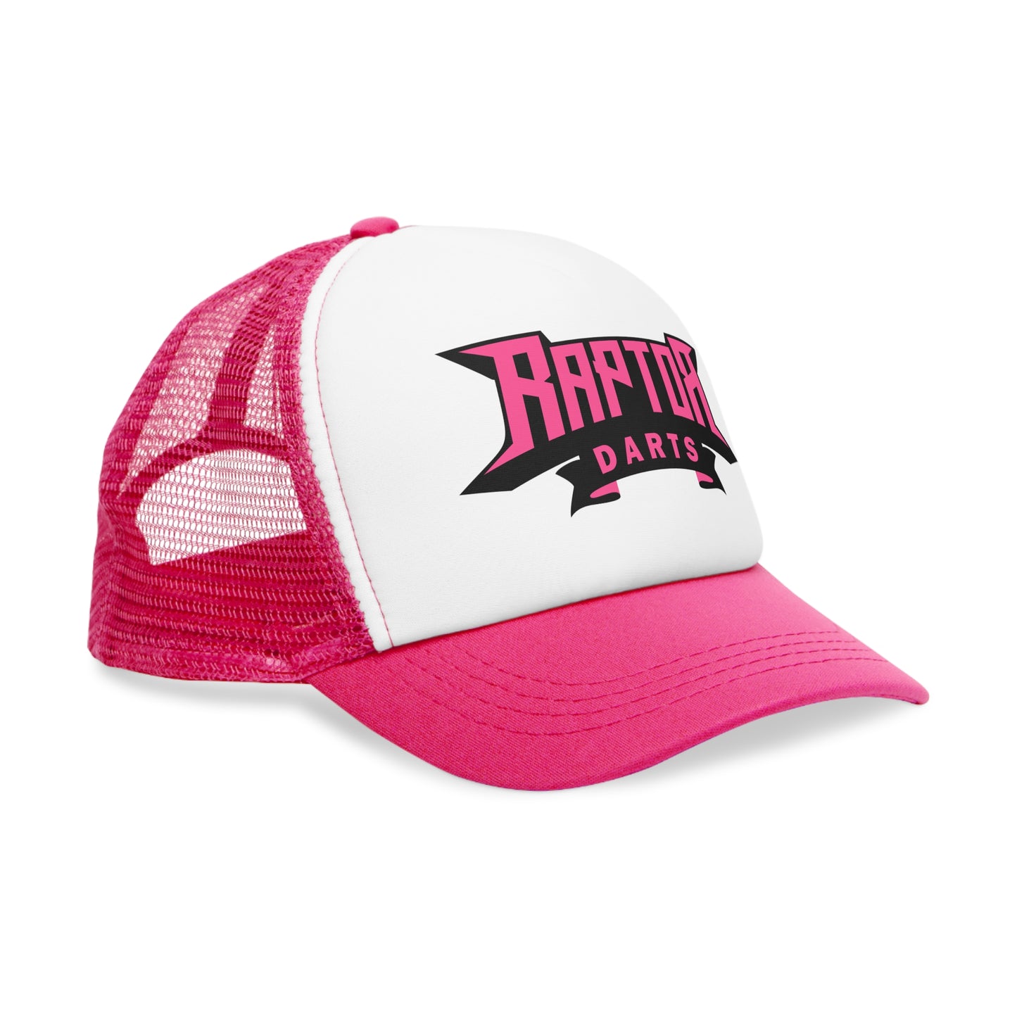 Raptor Darts Mesh Cap Pink Logo - Sporty Hat for Dart Enthusiasts