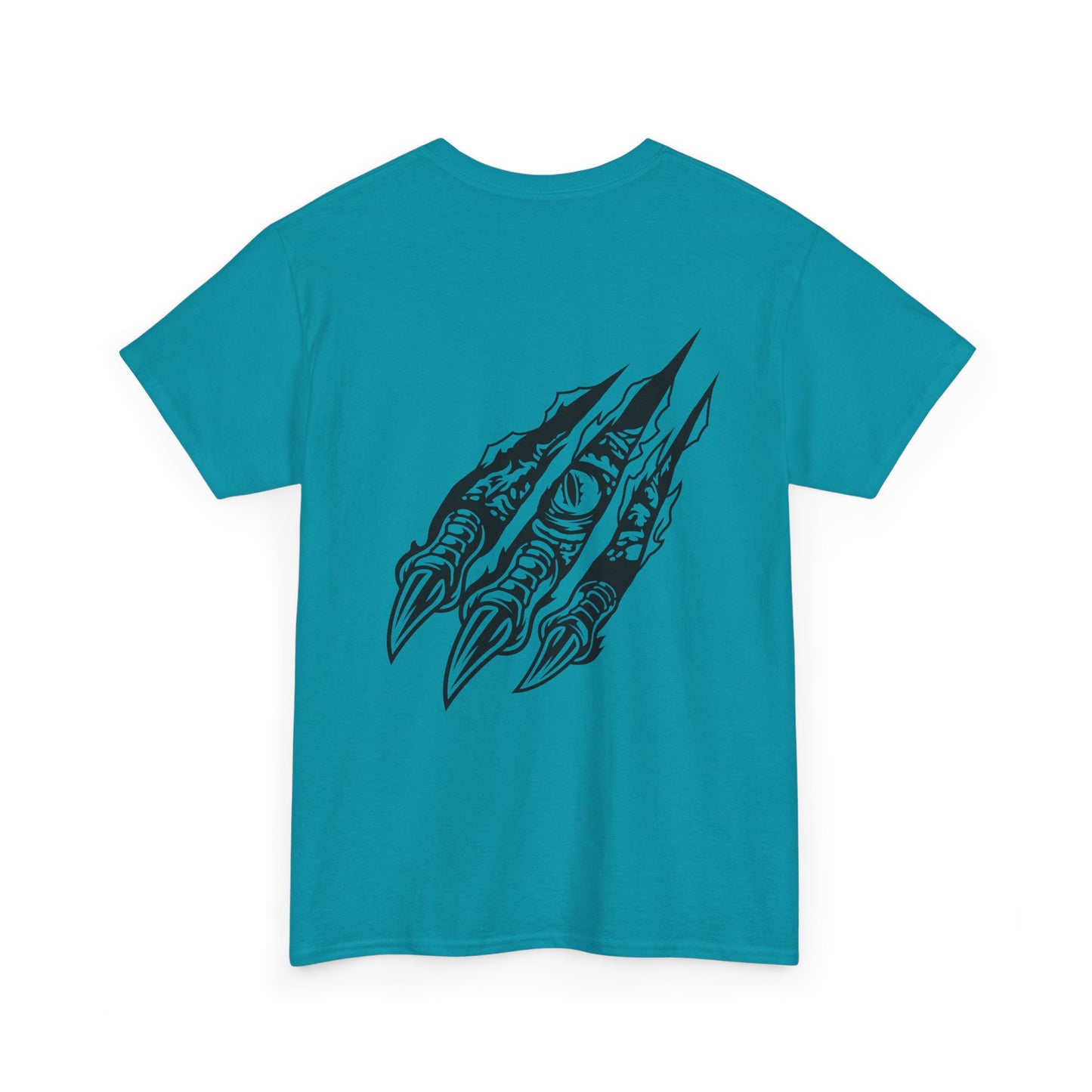 Raptor Front Logo and Claws on Back Unisex Heavy Cotton Tee