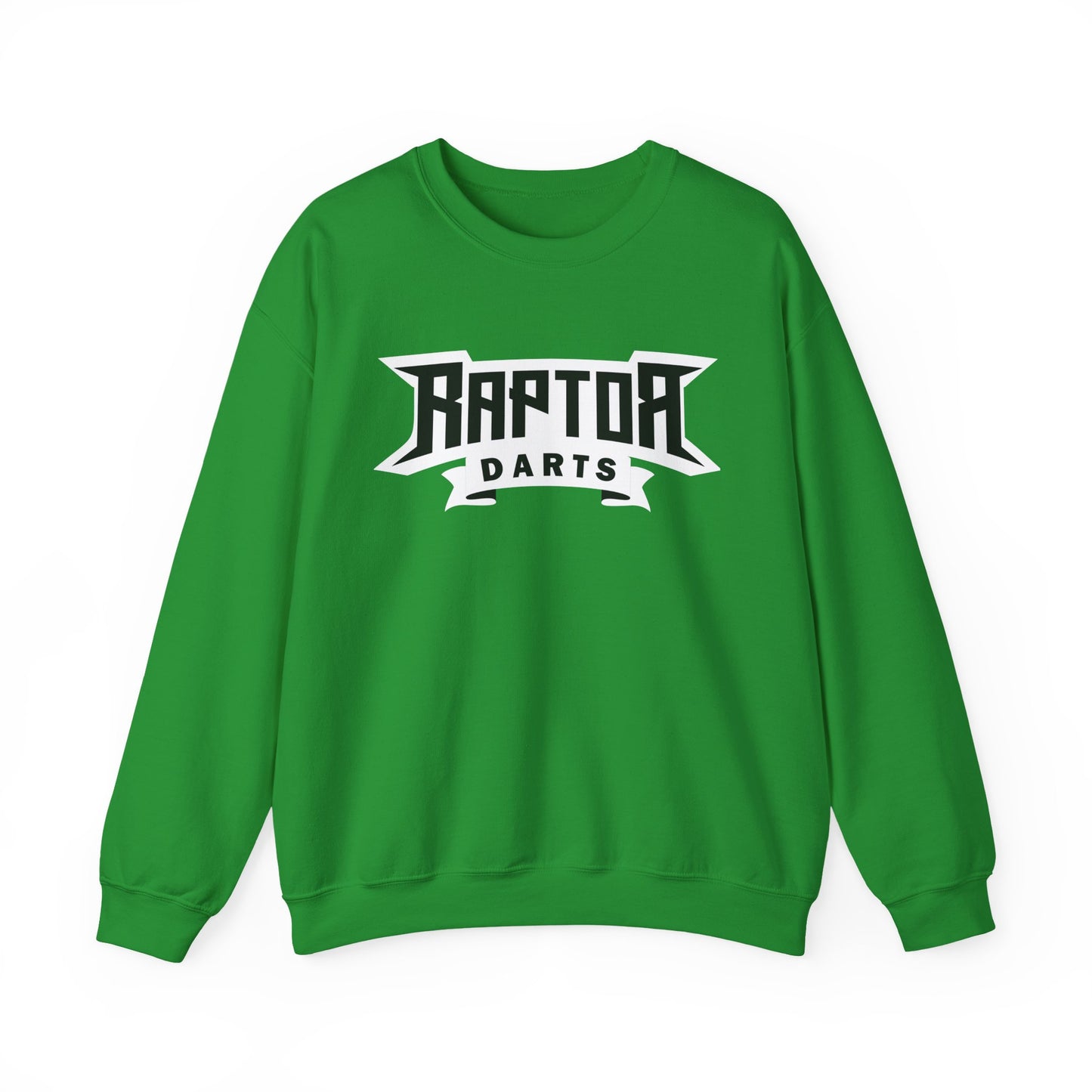 Raptor Logo/ Never Loose White Lettering Unisex Heavy Blend™ Crewneck Sweatshirt