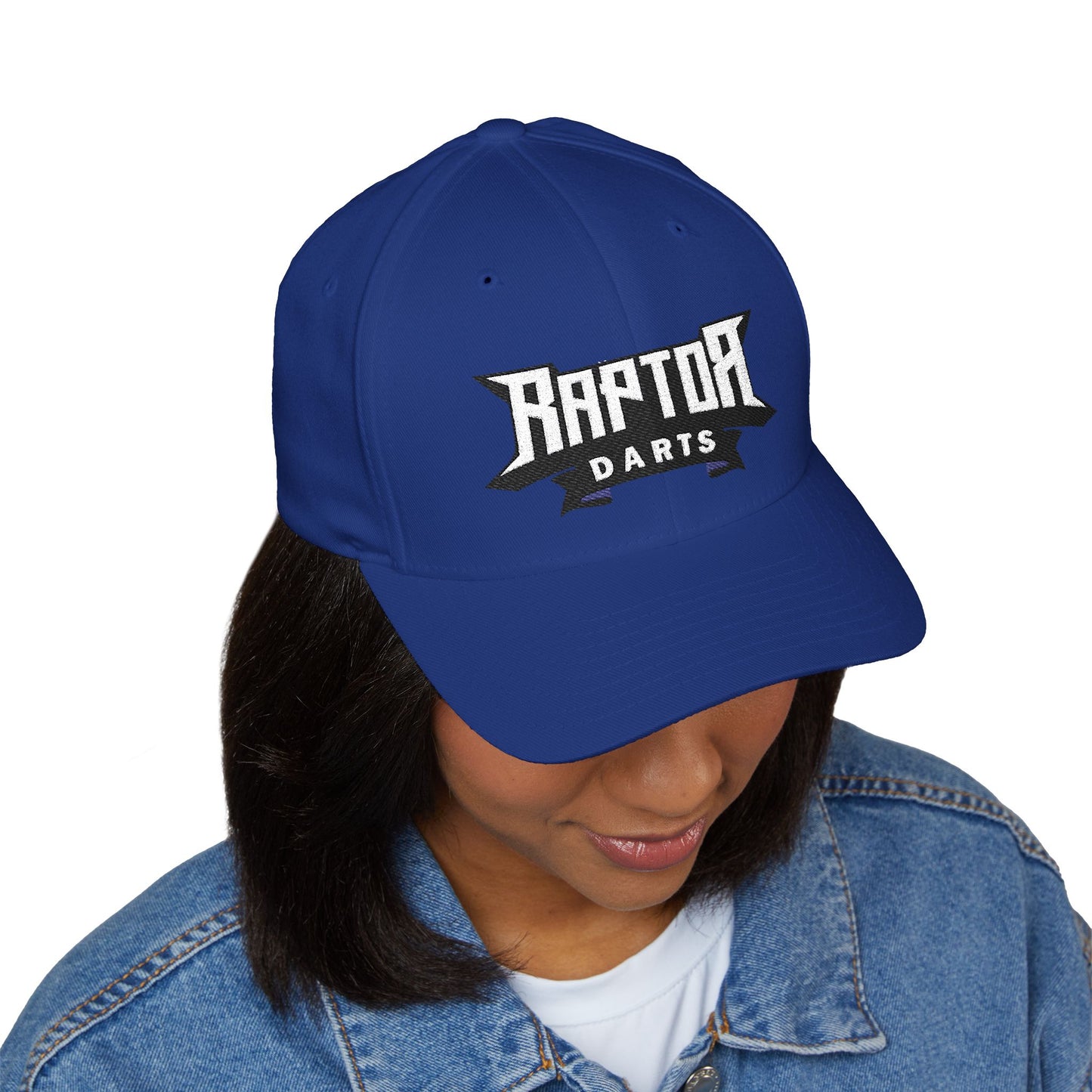 Raptor Darts Embroidered Cap, Structured Baseball Hat, Sports Fan Gift, Dart League Gear, Unique Sports Accessories