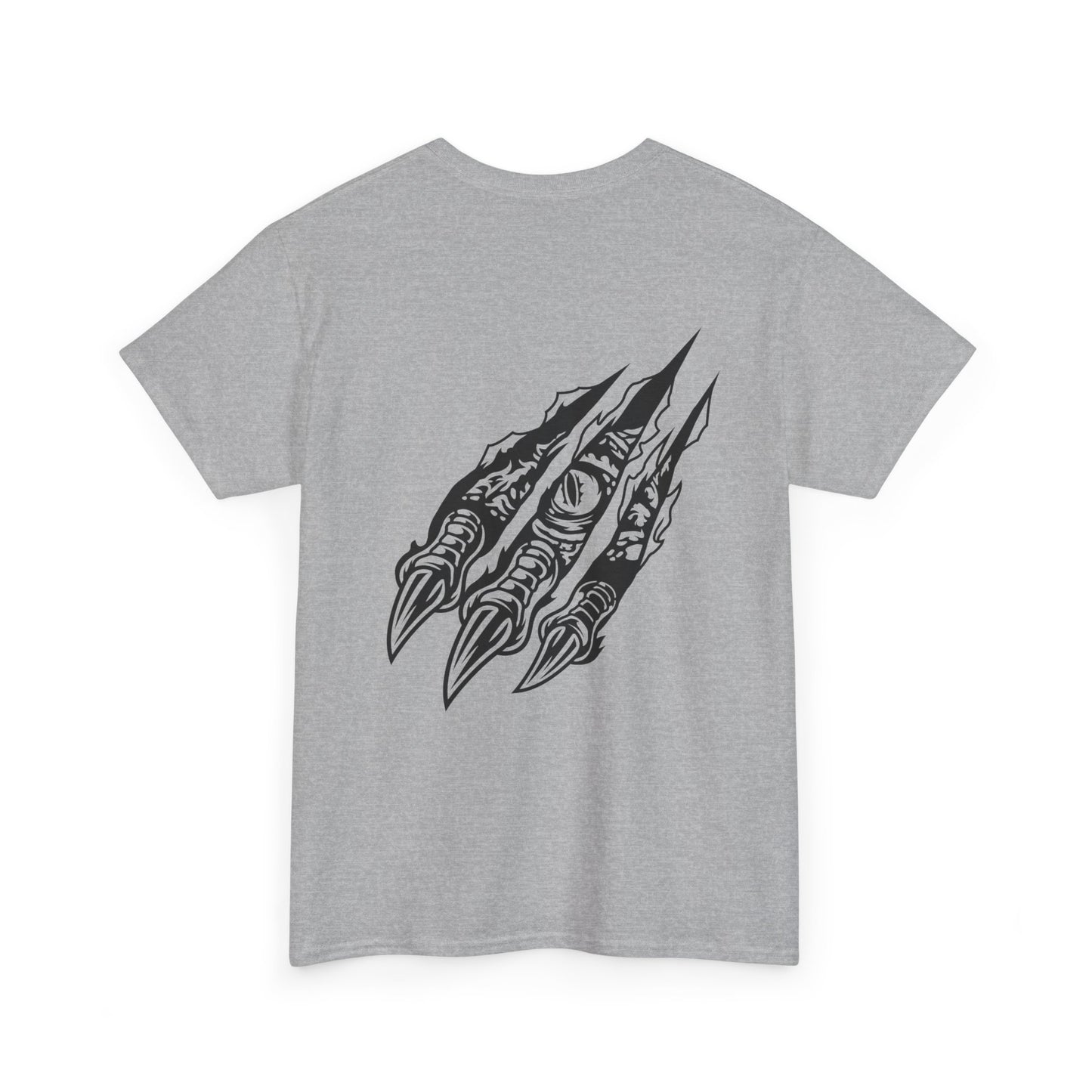 Raptor Front Logo and Claws on Back Unisex Heavy Cotton Tee