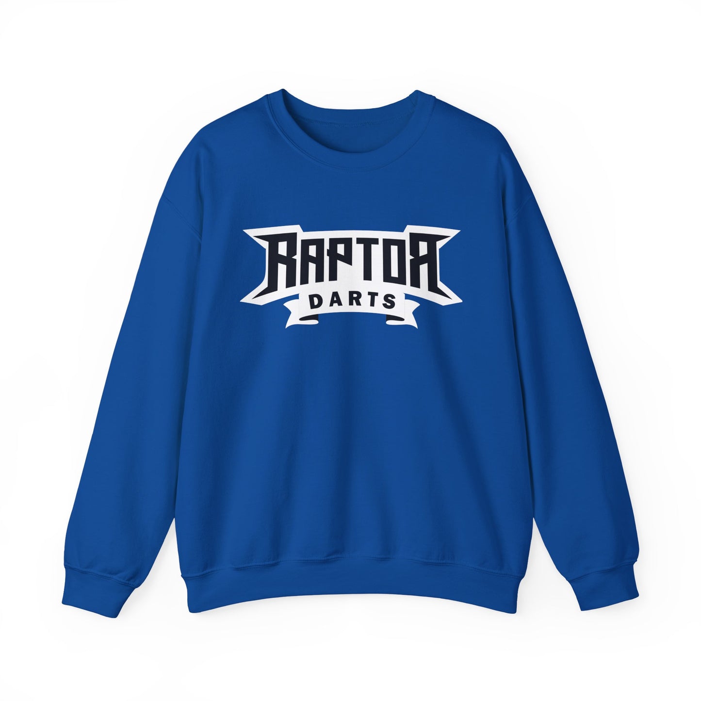 Raptor Logo/ Never Loose White Lettering Unisex Heavy Blend™ Crewneck Sweatshirt