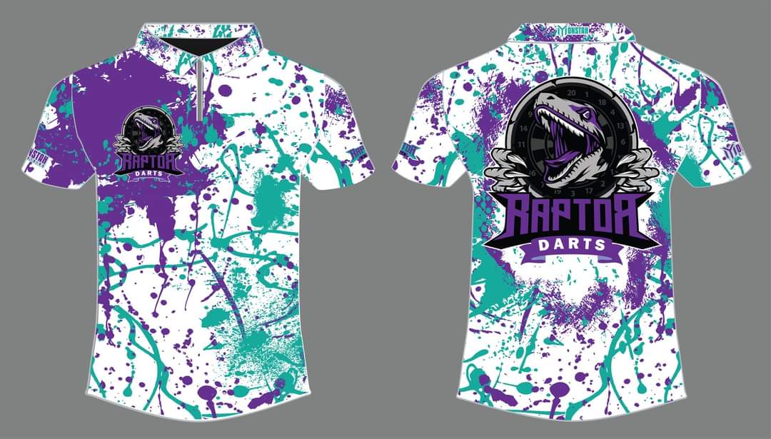 Raptor Darts Color Splash Purple/Teal Pre-Order