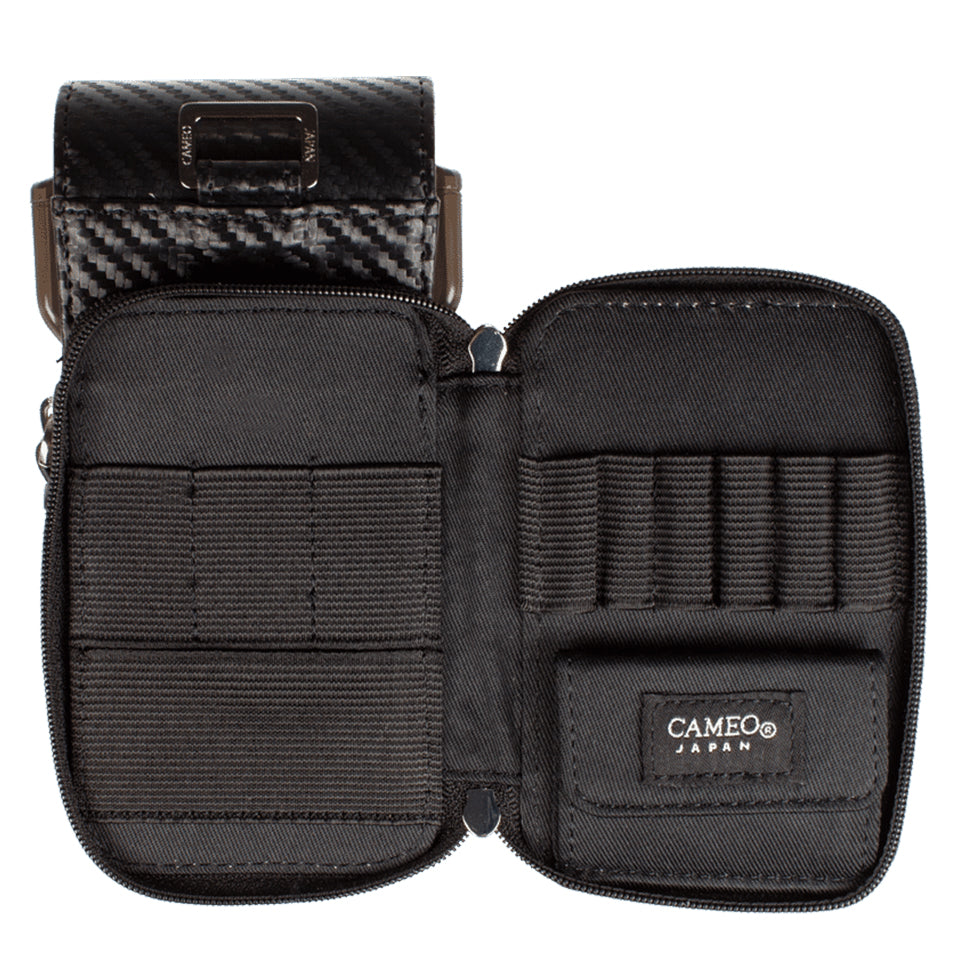 Cameo Garment 2.5 - Dart Case -Carbon Black with Red Inside