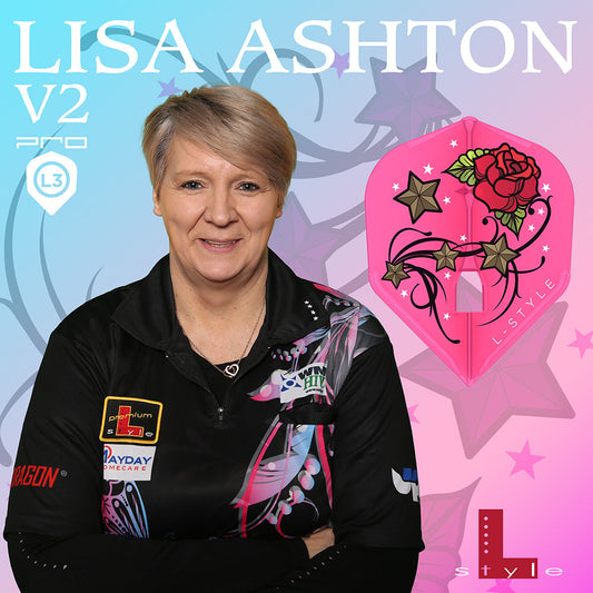 L-Style L3 Lisa Ashton V2 Hot Pink Roses and Stars