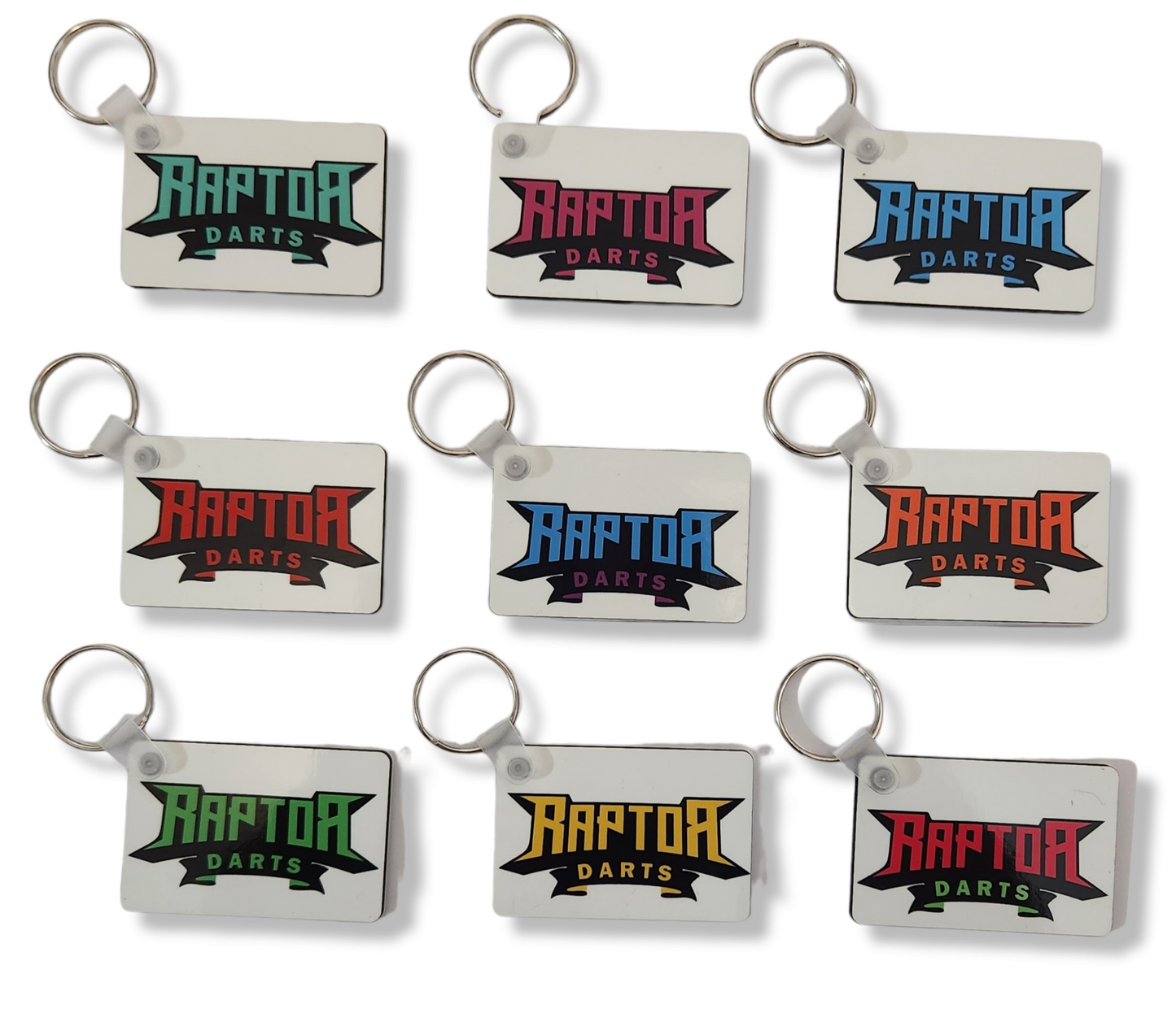 Raptor Darts Logo Keychain