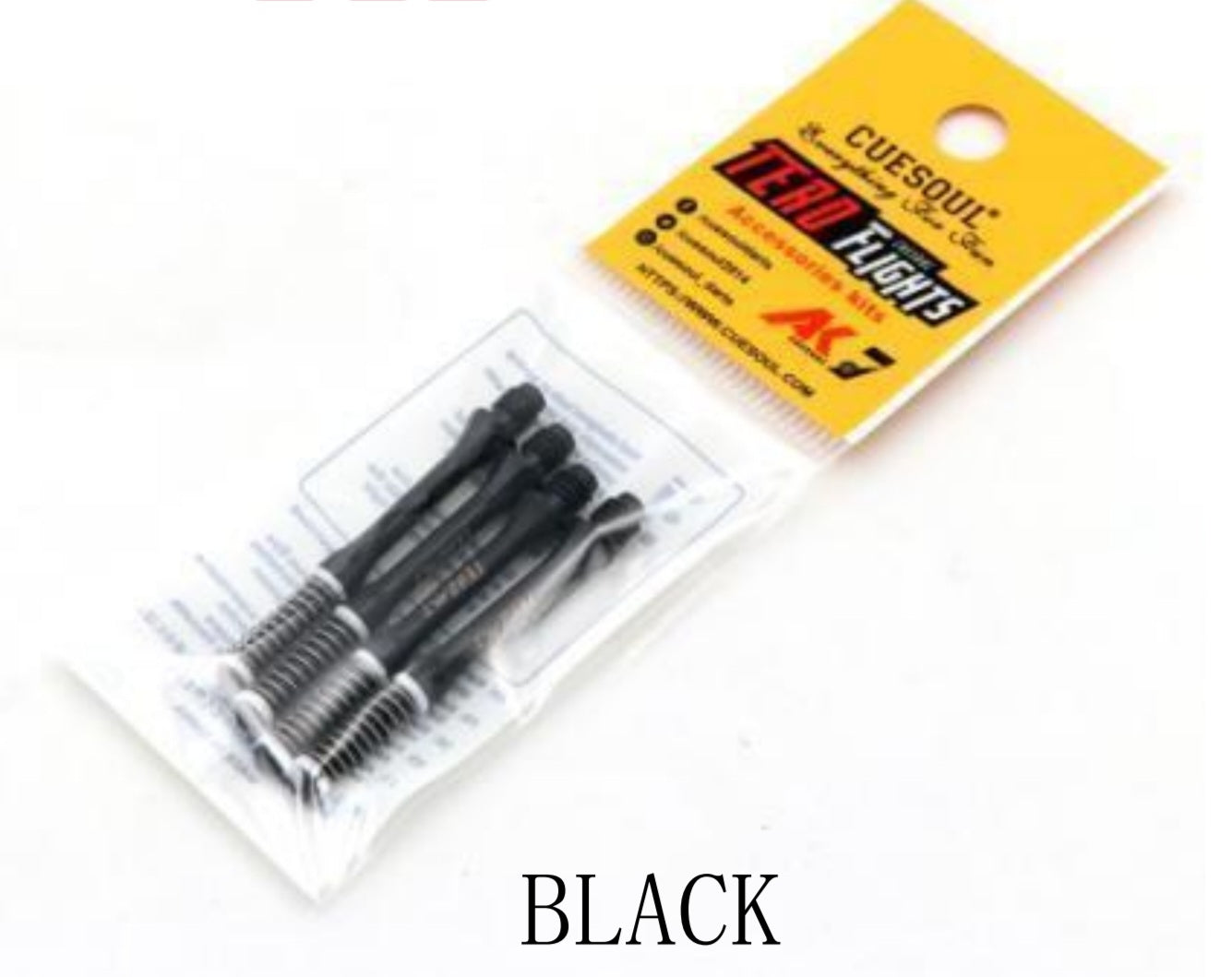 Cuesoul Tero AK7 Slim Dart Shafts Black