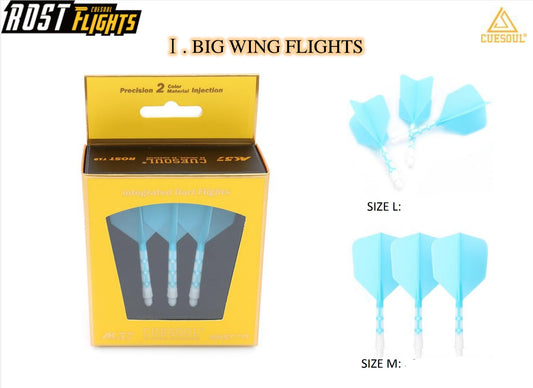 Rost T19 Big Wing Integrated Flights Sky Blue/White