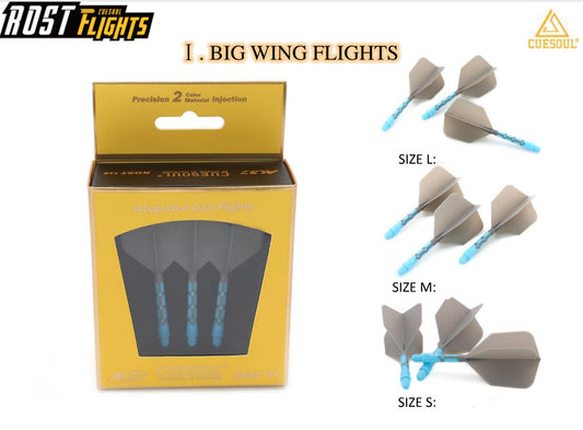 Rost T19 Big Wing Integrated Flights Grey/SkyBlue