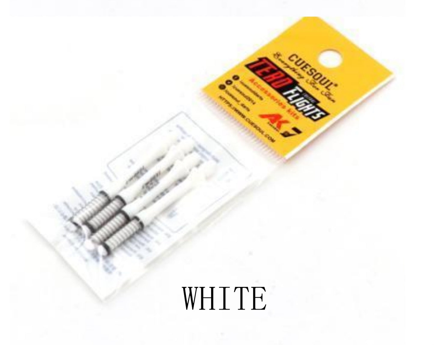 Cuesoul AK7 Slim Dart Shafts White