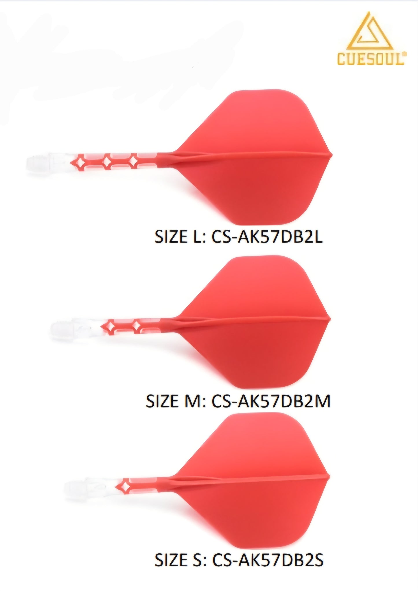 Rost T19 Standard Integrated Flights Red/Clear