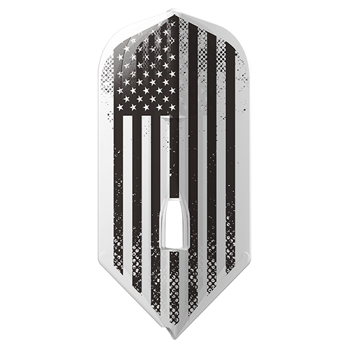 L6 PRO Slim - L-style Original Design - American Flag Ver.4 - Clear White