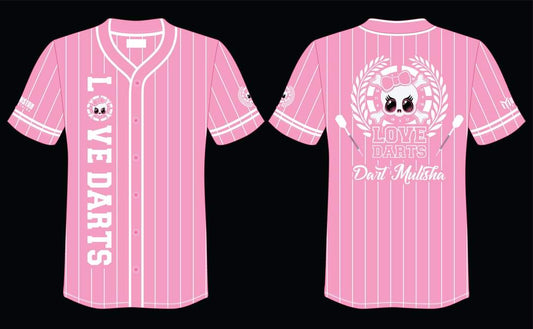 Dart Mulisha pink baseball jersey