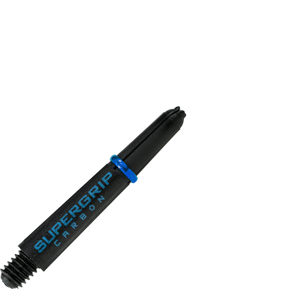 HARROWS SUPERGRIP CARBON FIBER DART SHAFTS BLUE WITH RINGS