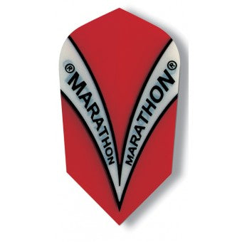 Marathon Red Dart Flights Slim